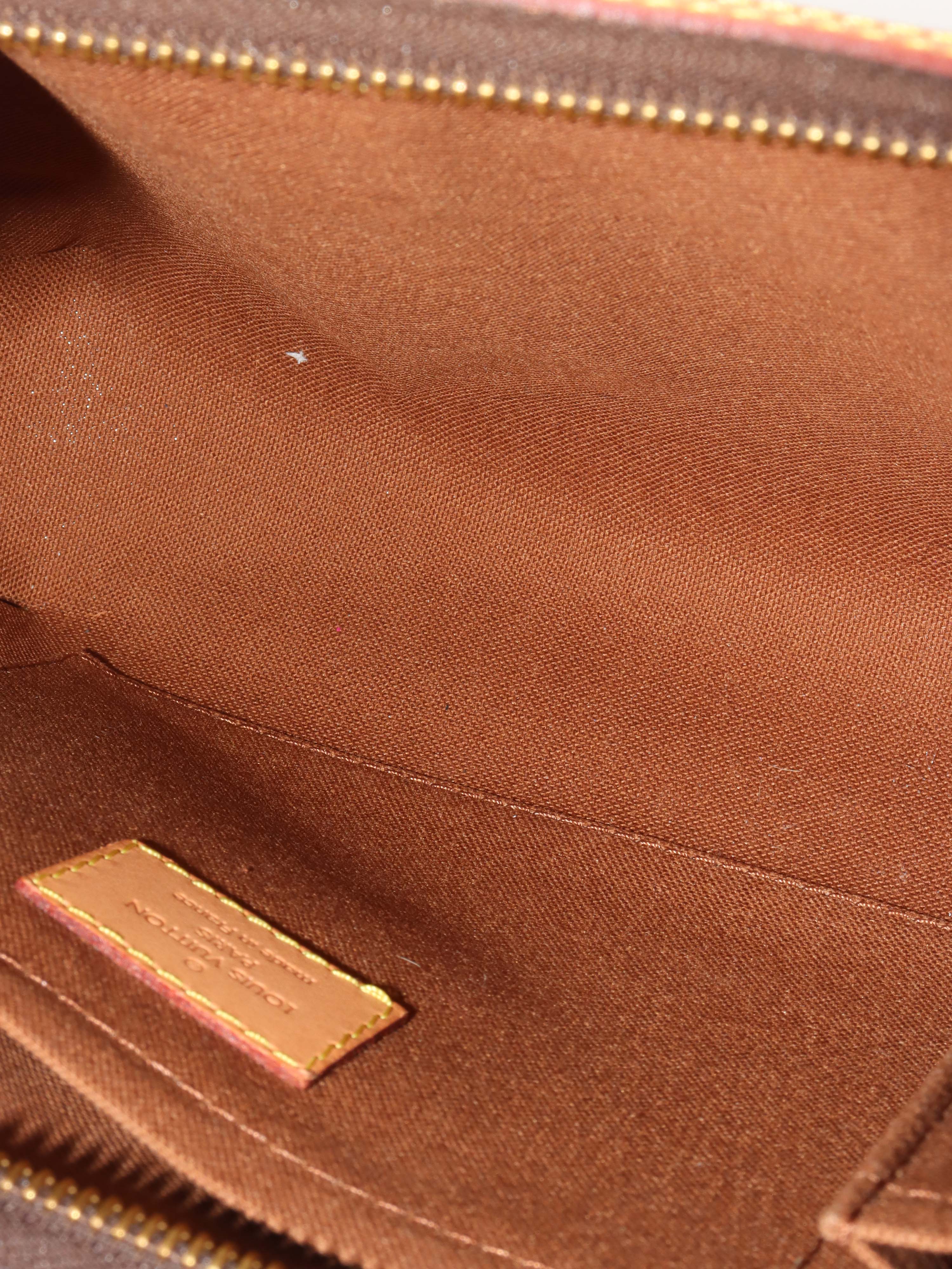 Louis Vuitton Brown Monogram Thames PM Bag.