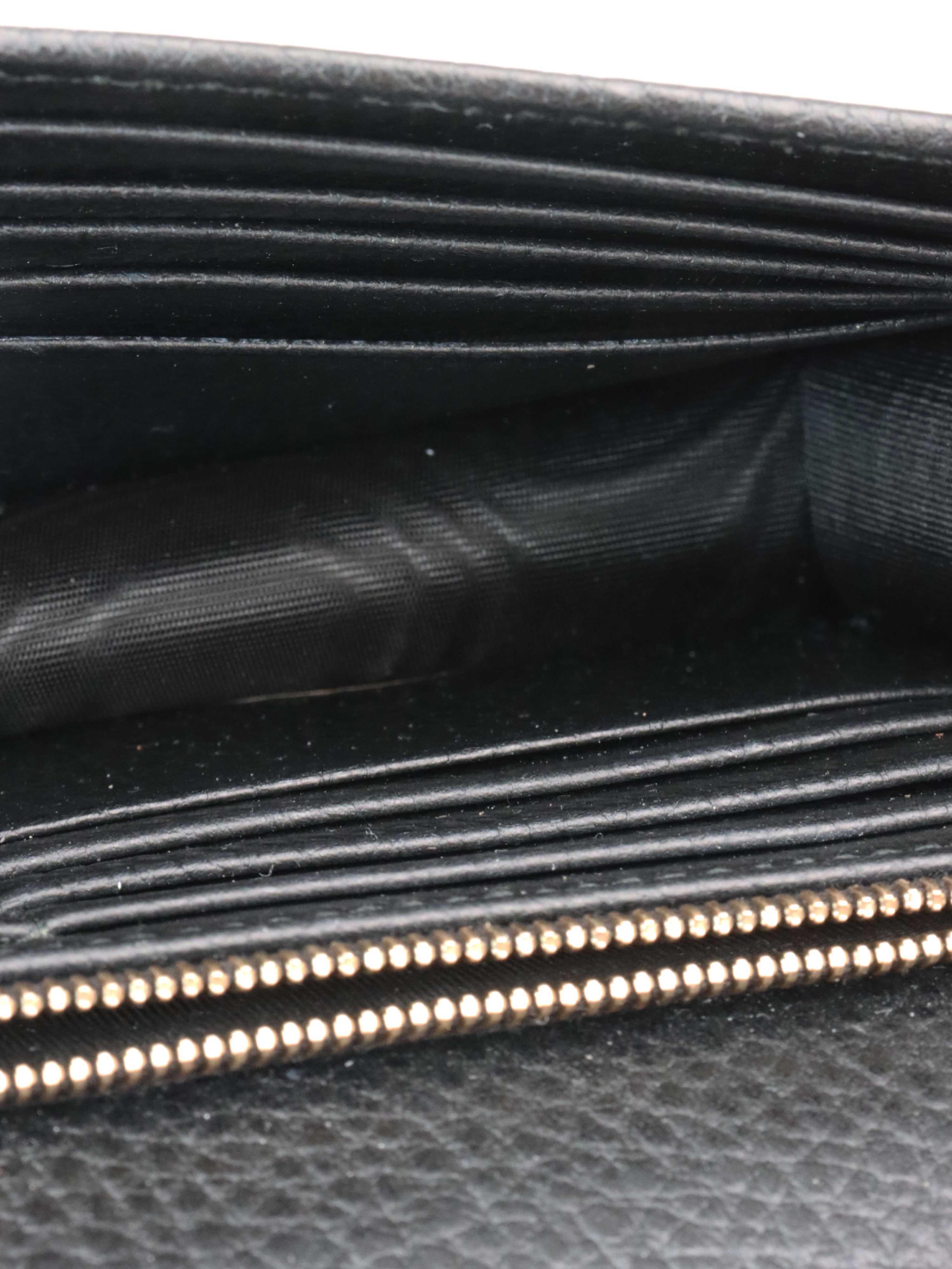 Gucci Black Wallet on Chain LGHW.