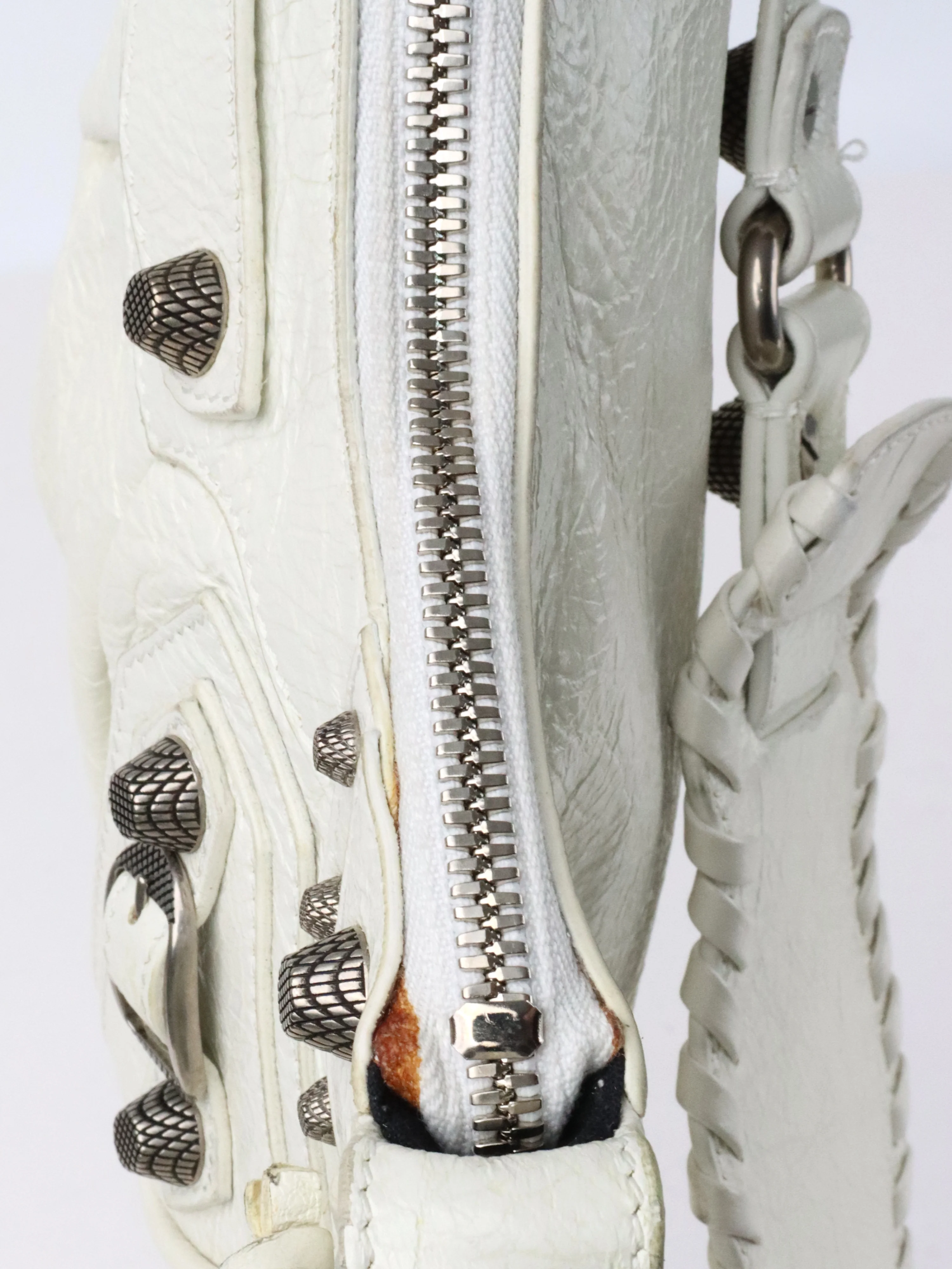Balenciaga White Le Cagole XS Bag