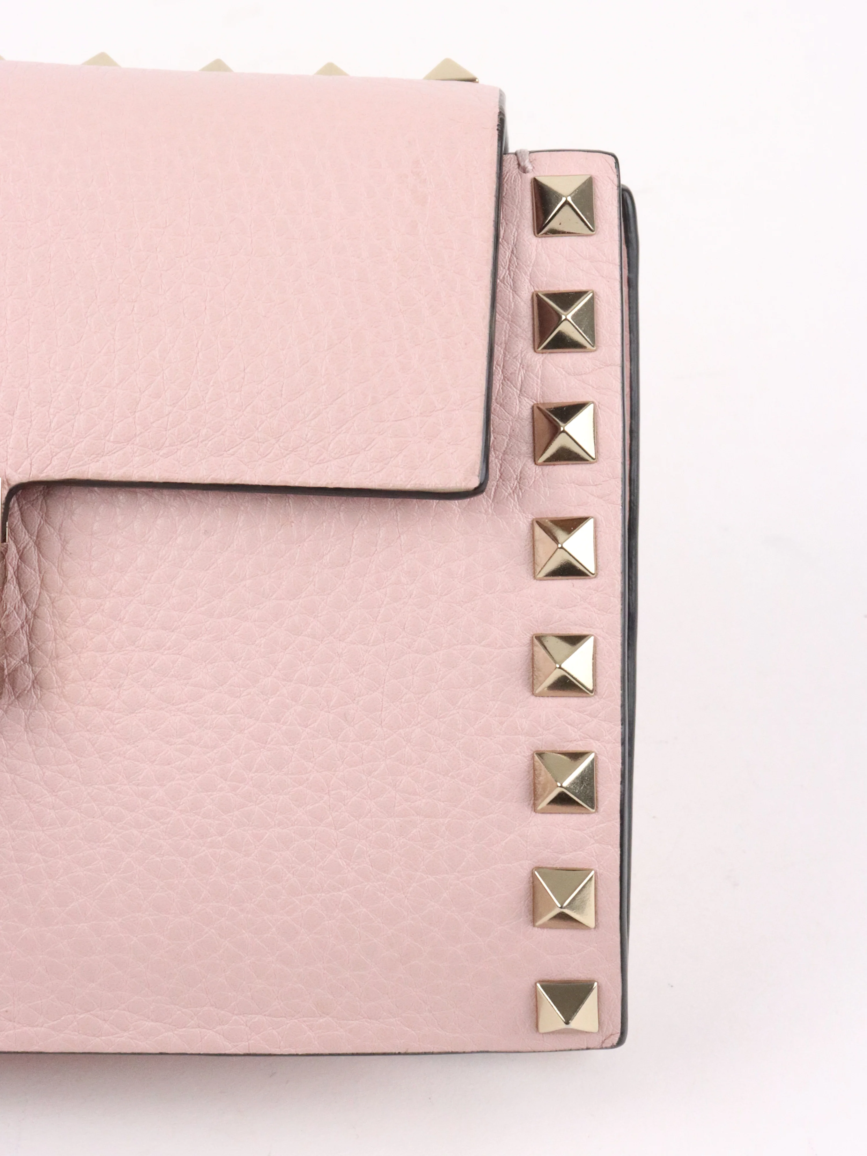 Valentino Rose Quartz Rockstuds Crossbody Bag