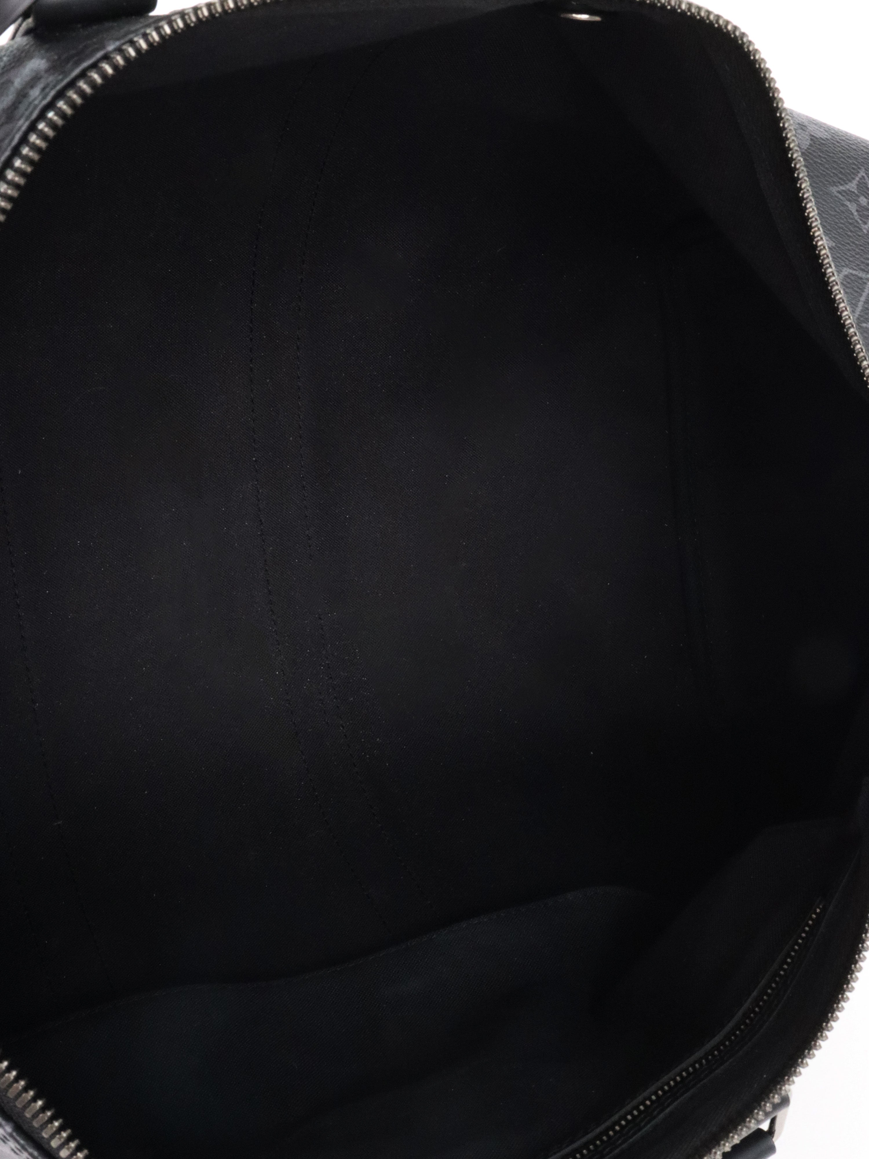 Louis Vuitton Black Keepall Bandouliere 45