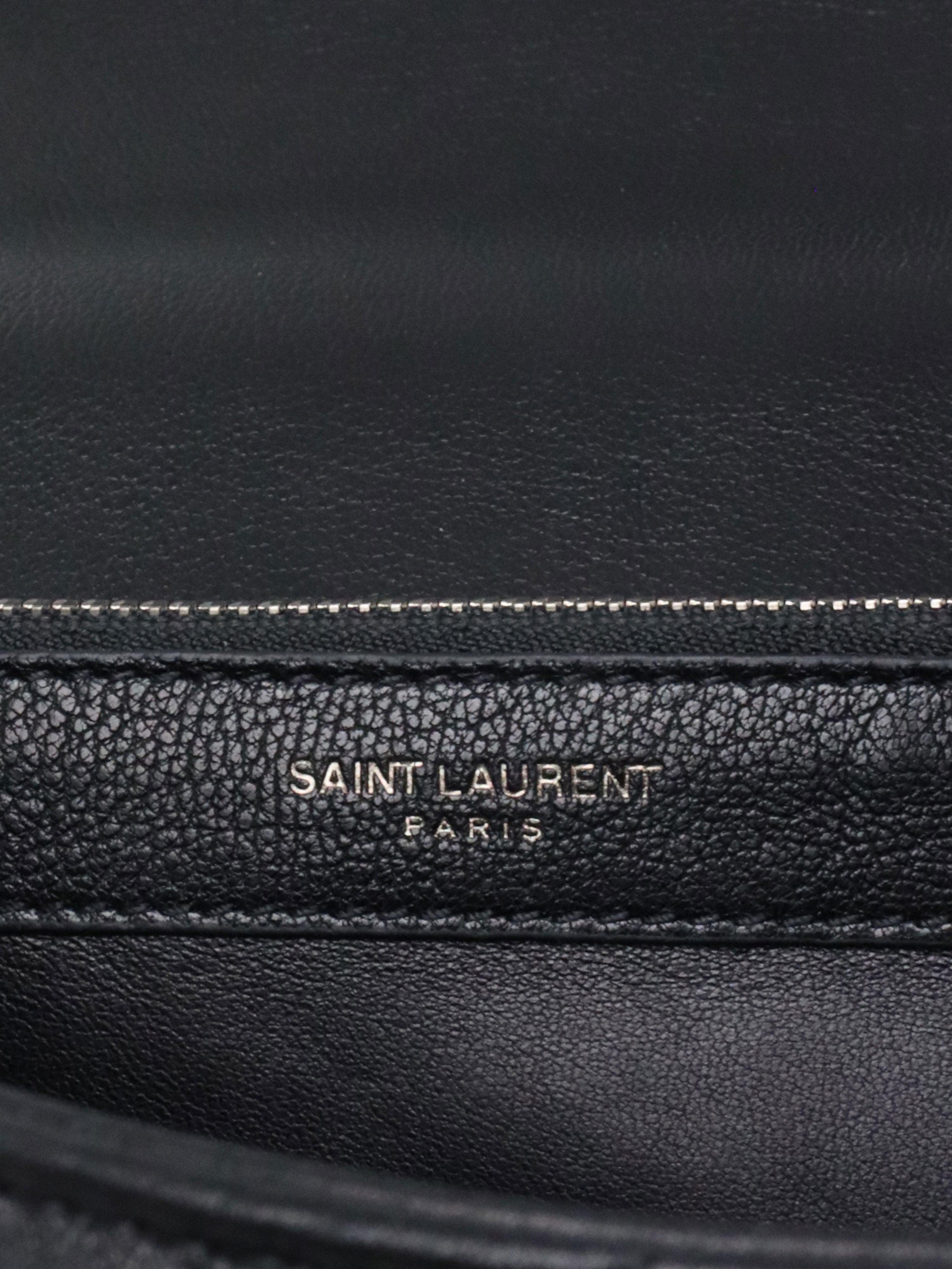 Saint Laurent Large Black College Bag