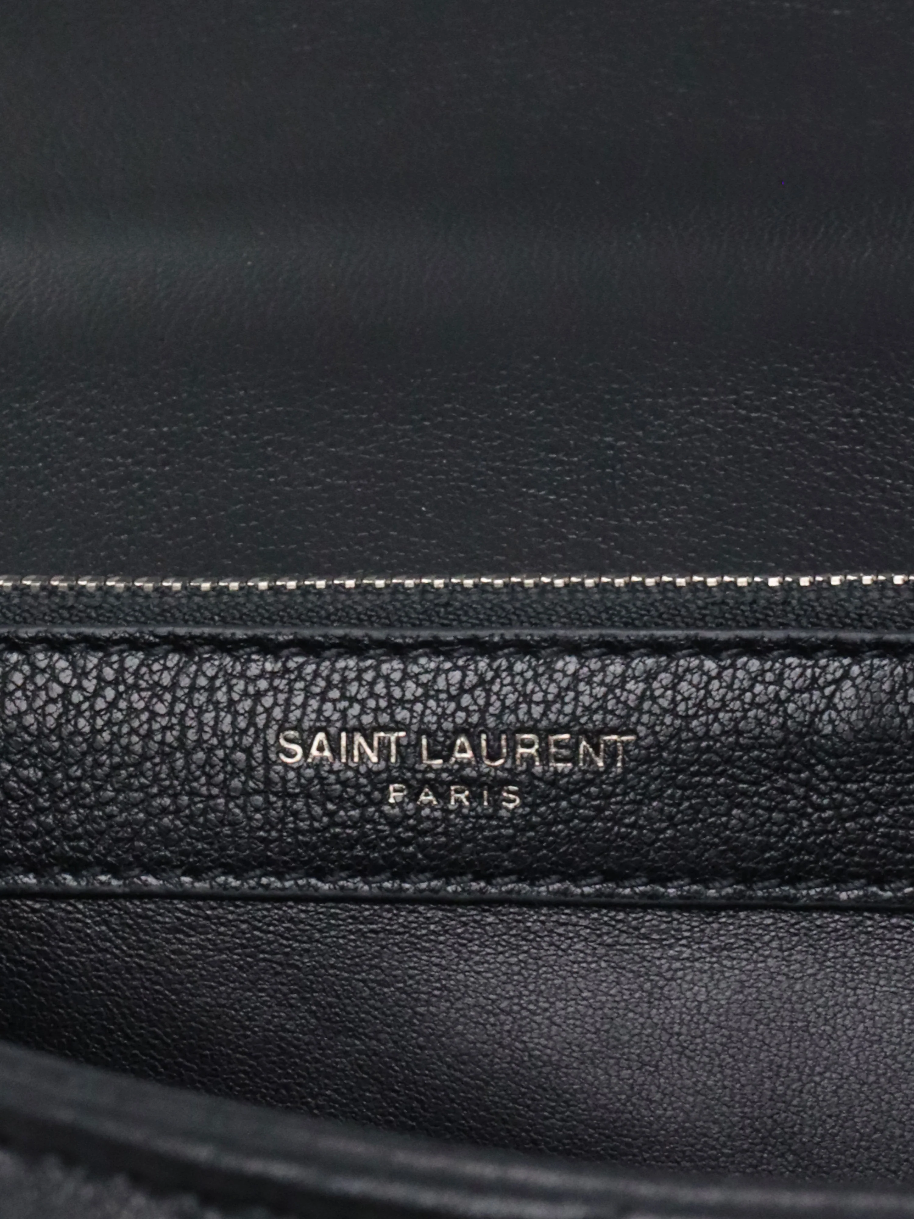 Saint Laurent Large Black College Bag
