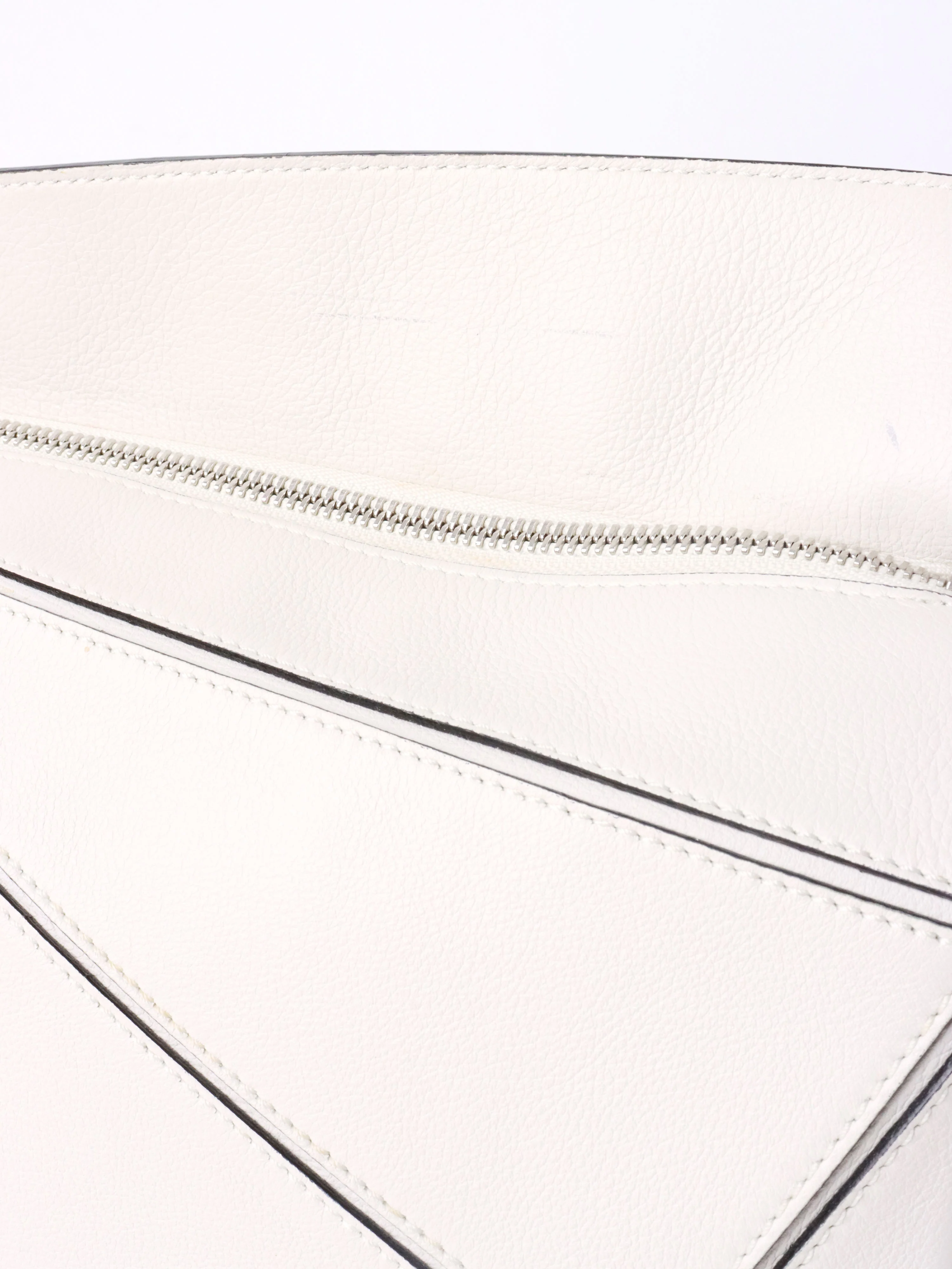 Loewe White Small Puzzle Bag