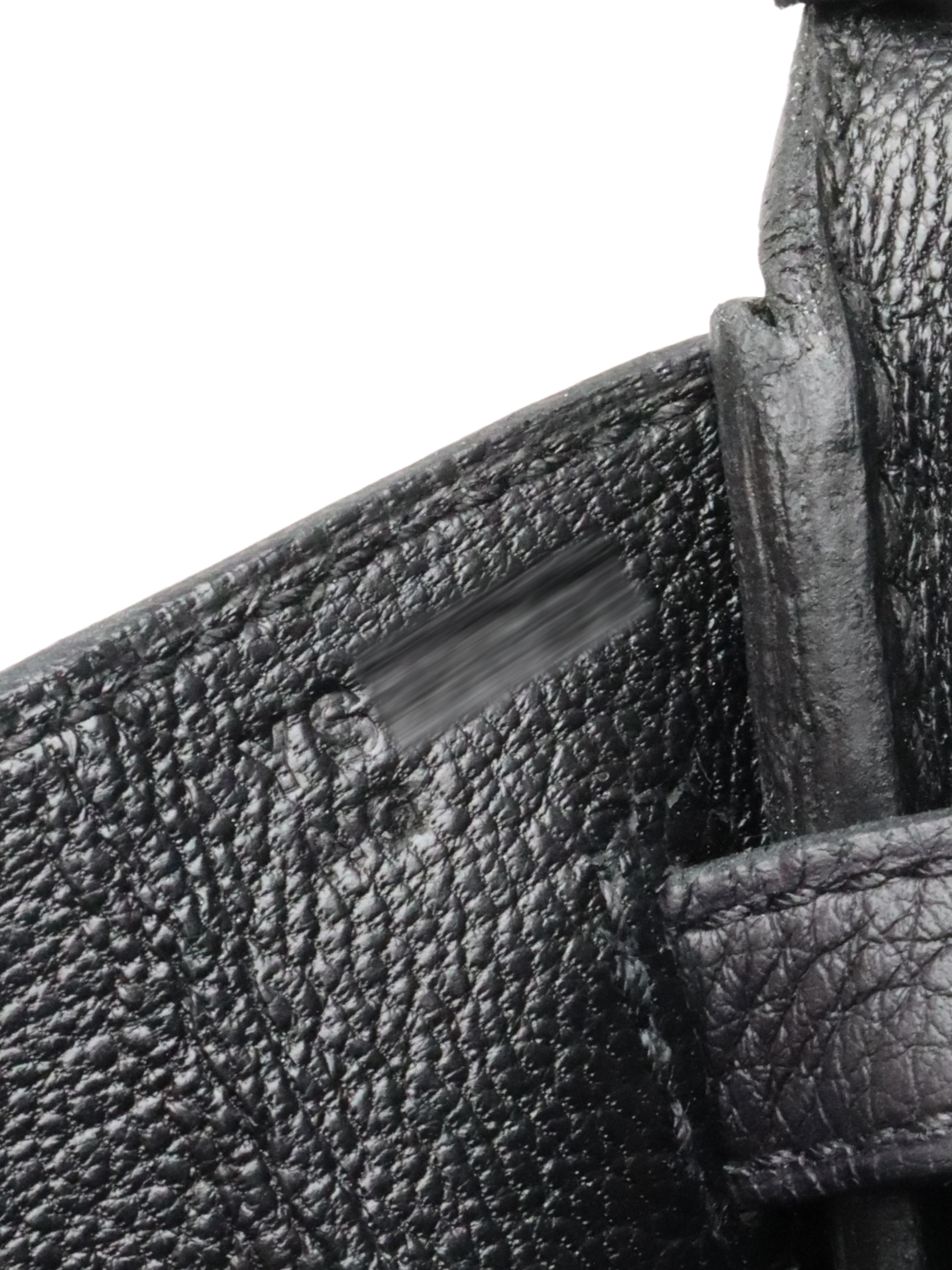 Hermes Noir Birkin 25 Togo Leather GHW Stamp Y