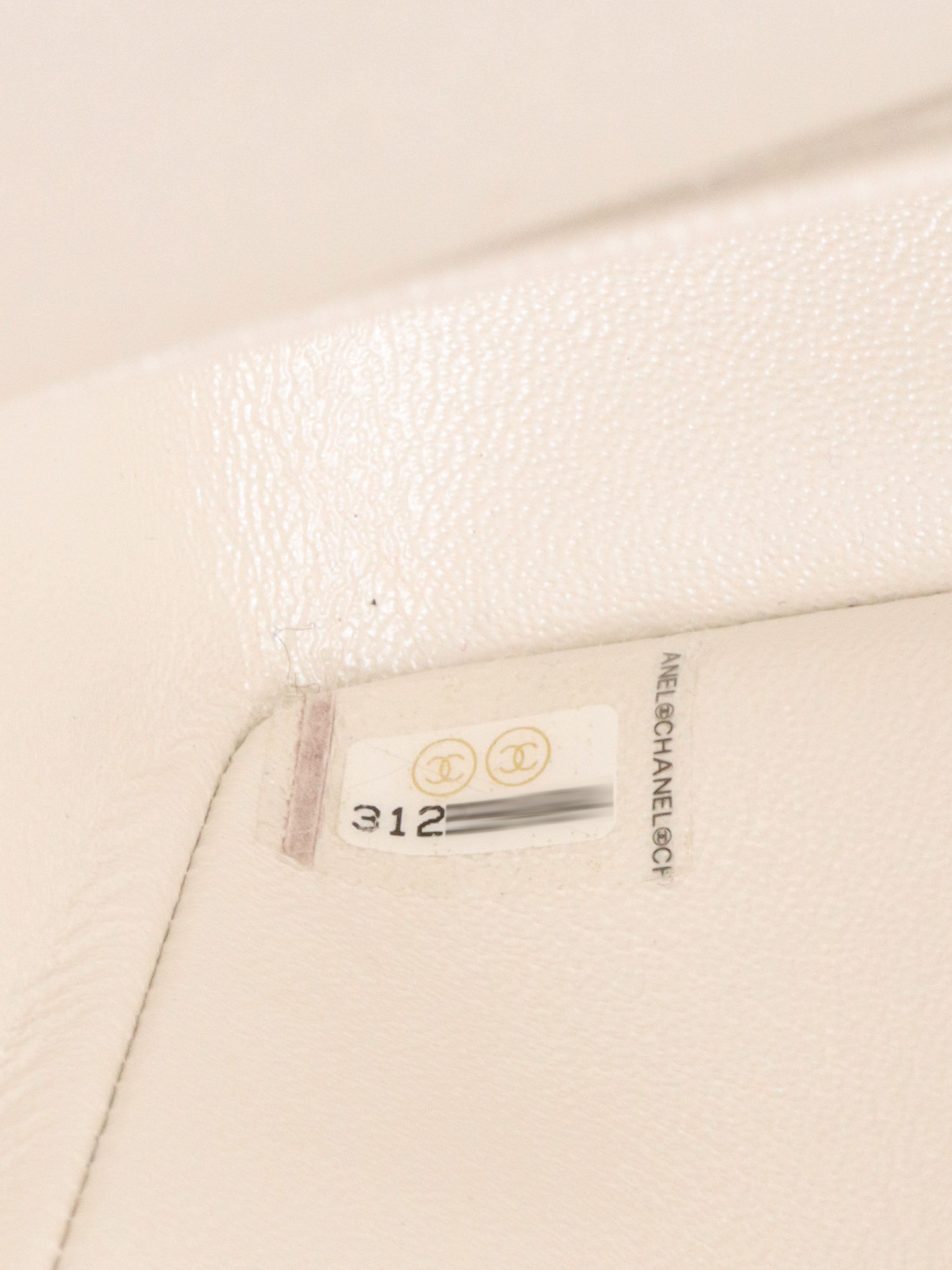 Chanel Ivory Irridecent Medium Classic Flap LGHW