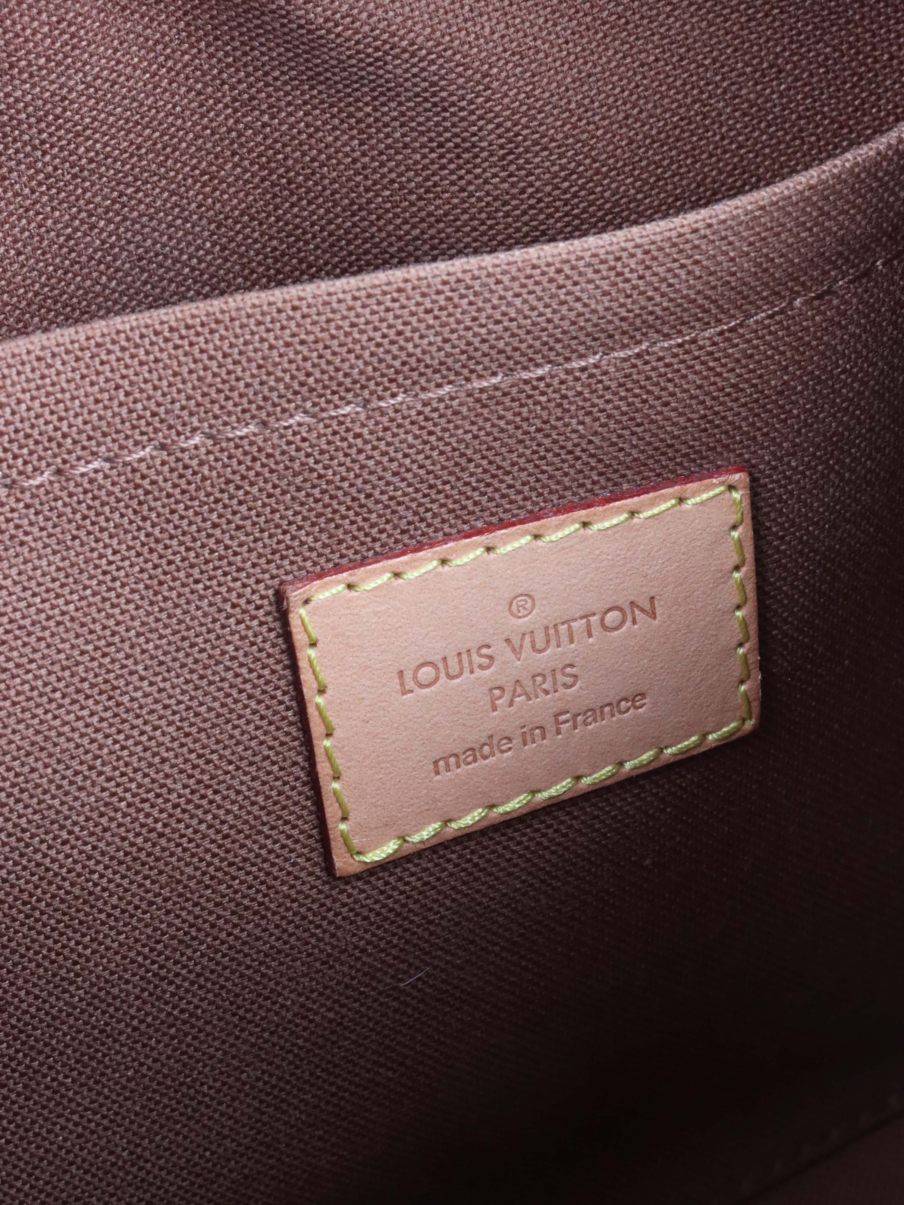 Louis Vuitton Brown Monogram Thames PM Bag.