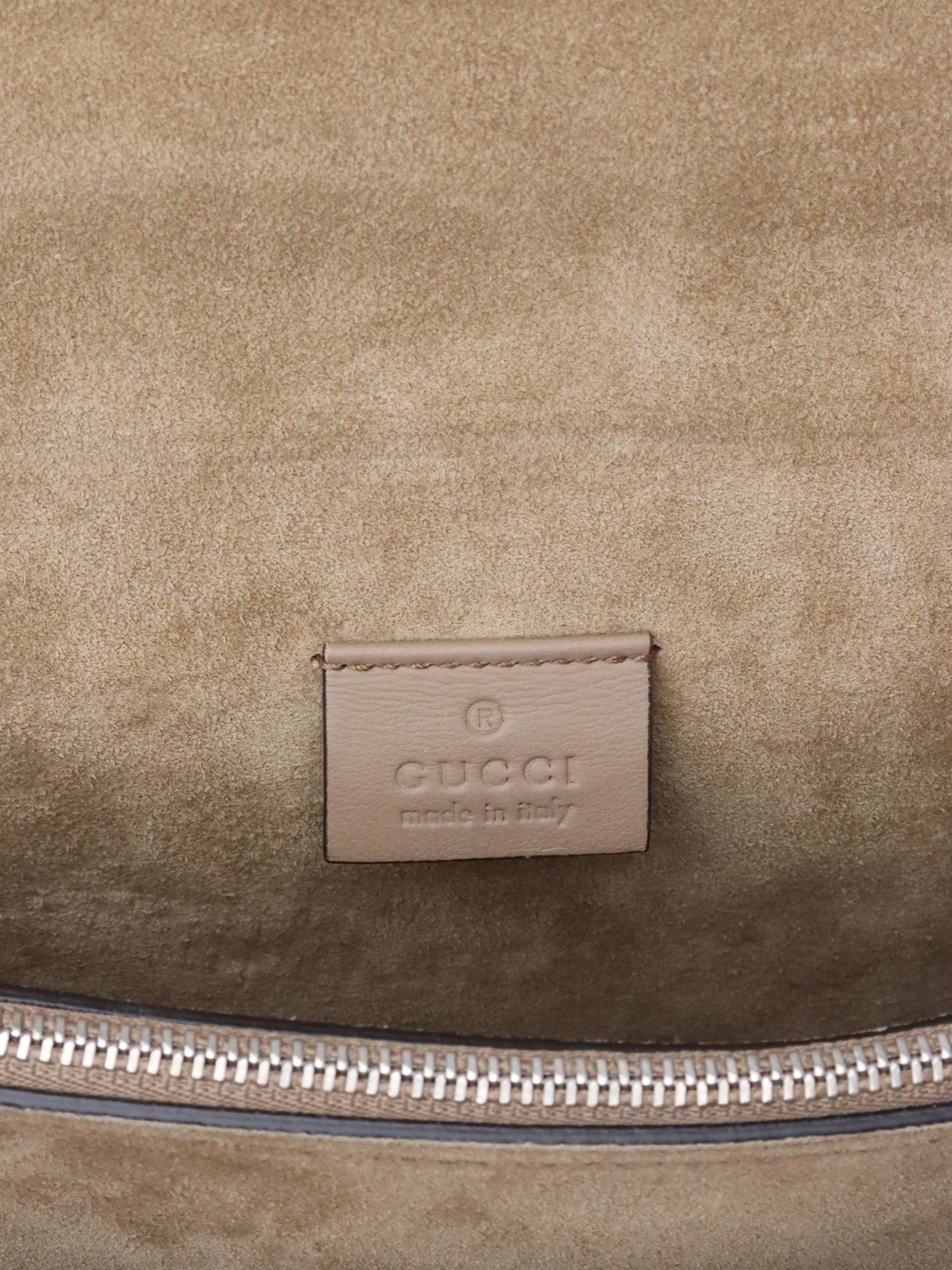 Gucci Ebony Medium GG Supreme Dionysus Shoulder Bag