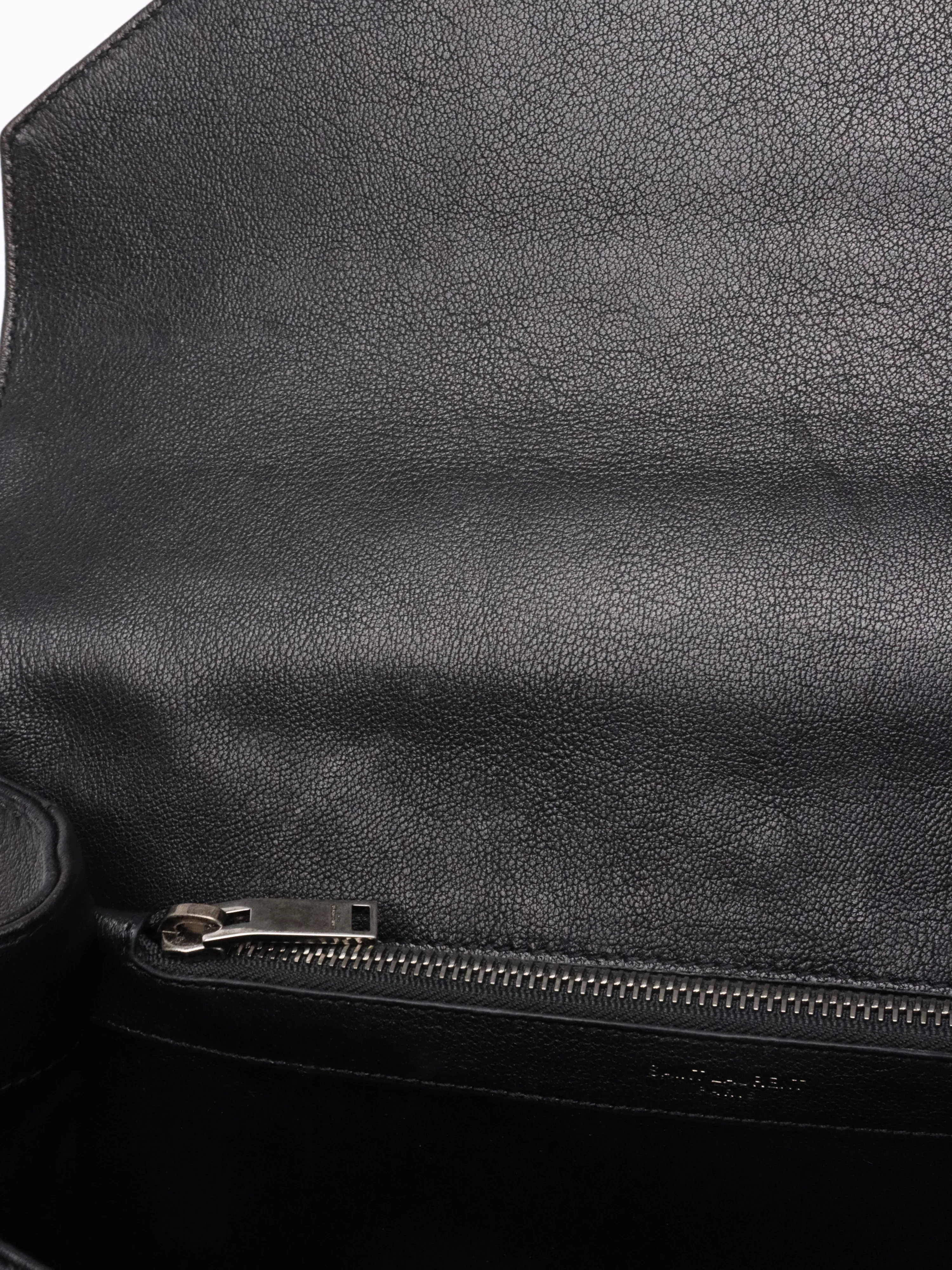 Saint Laurent Large Black College Bag