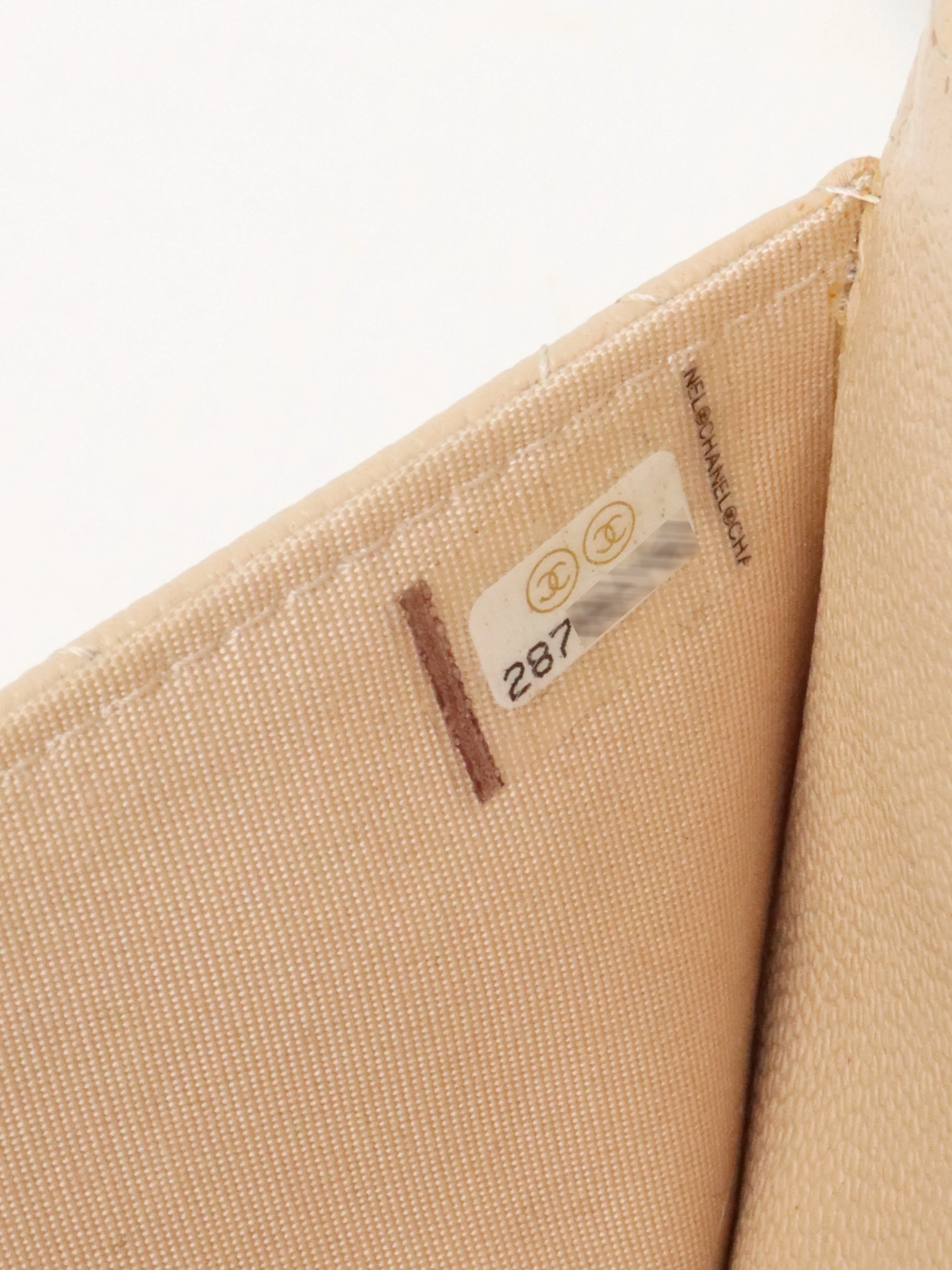 Chanel Beige Double CC Wallet on Chain LGHW