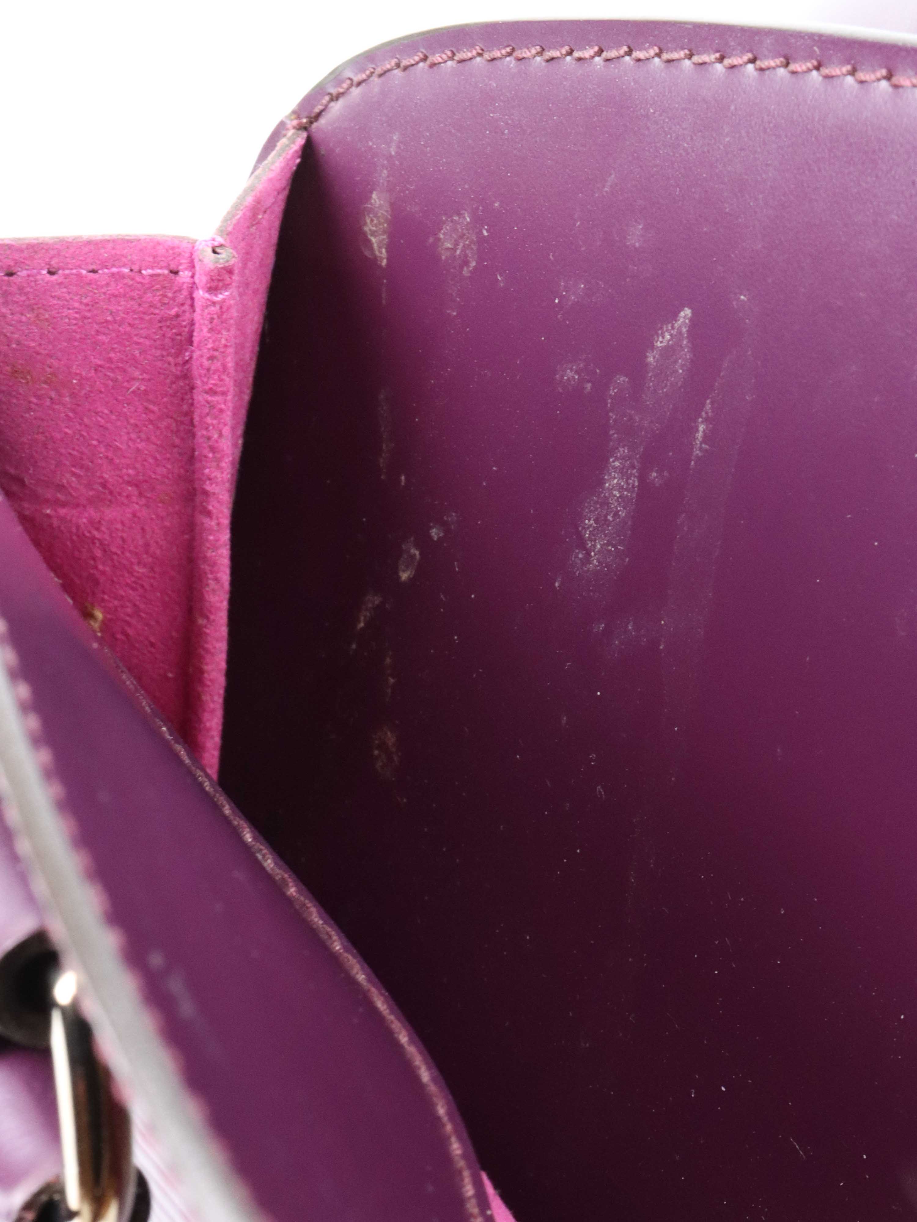 Louis Vuitton Dark Purple Pont Neuf Epi Tote.