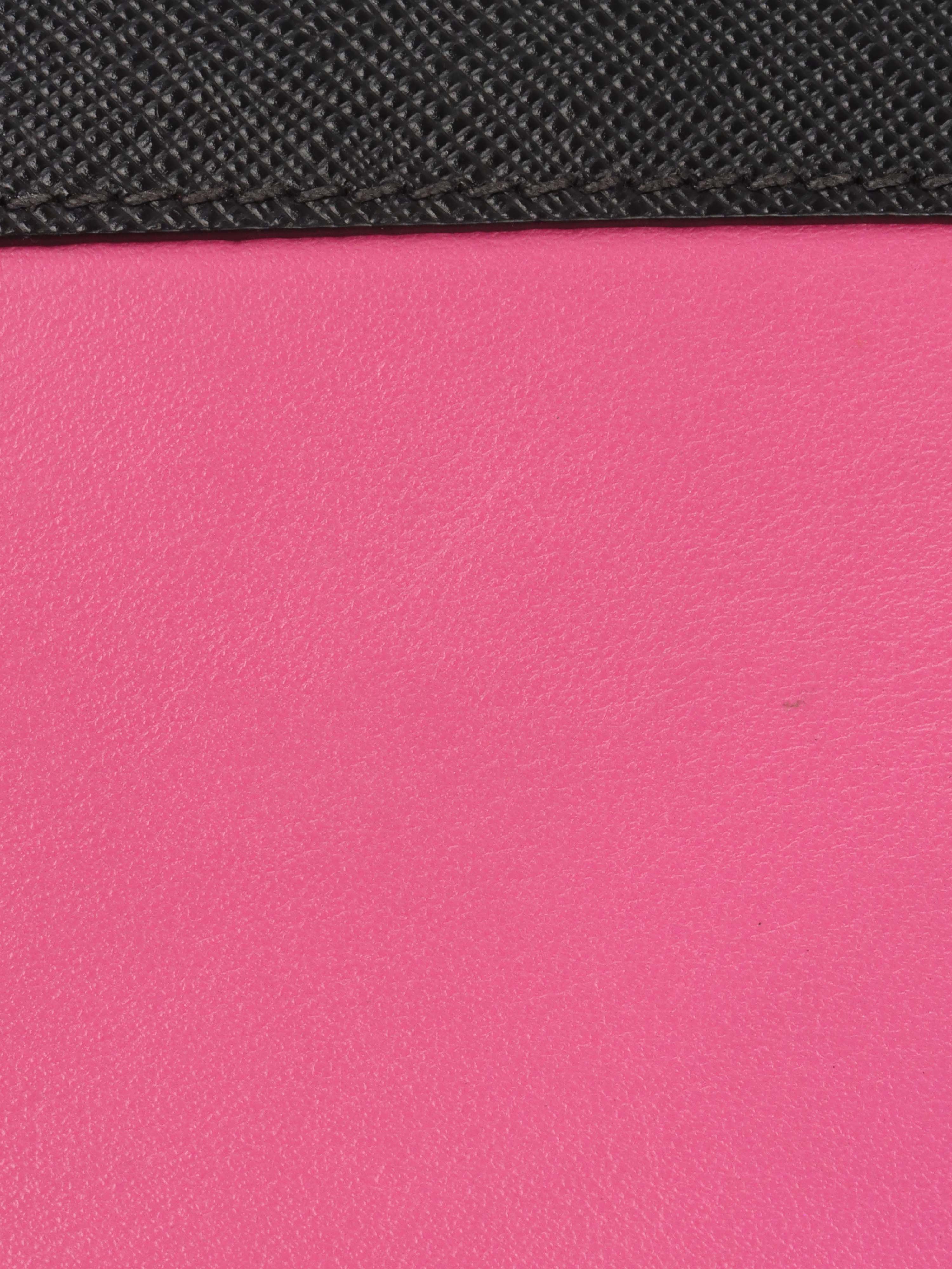 Prada Pink Cahier Leather Crossbody Bag.