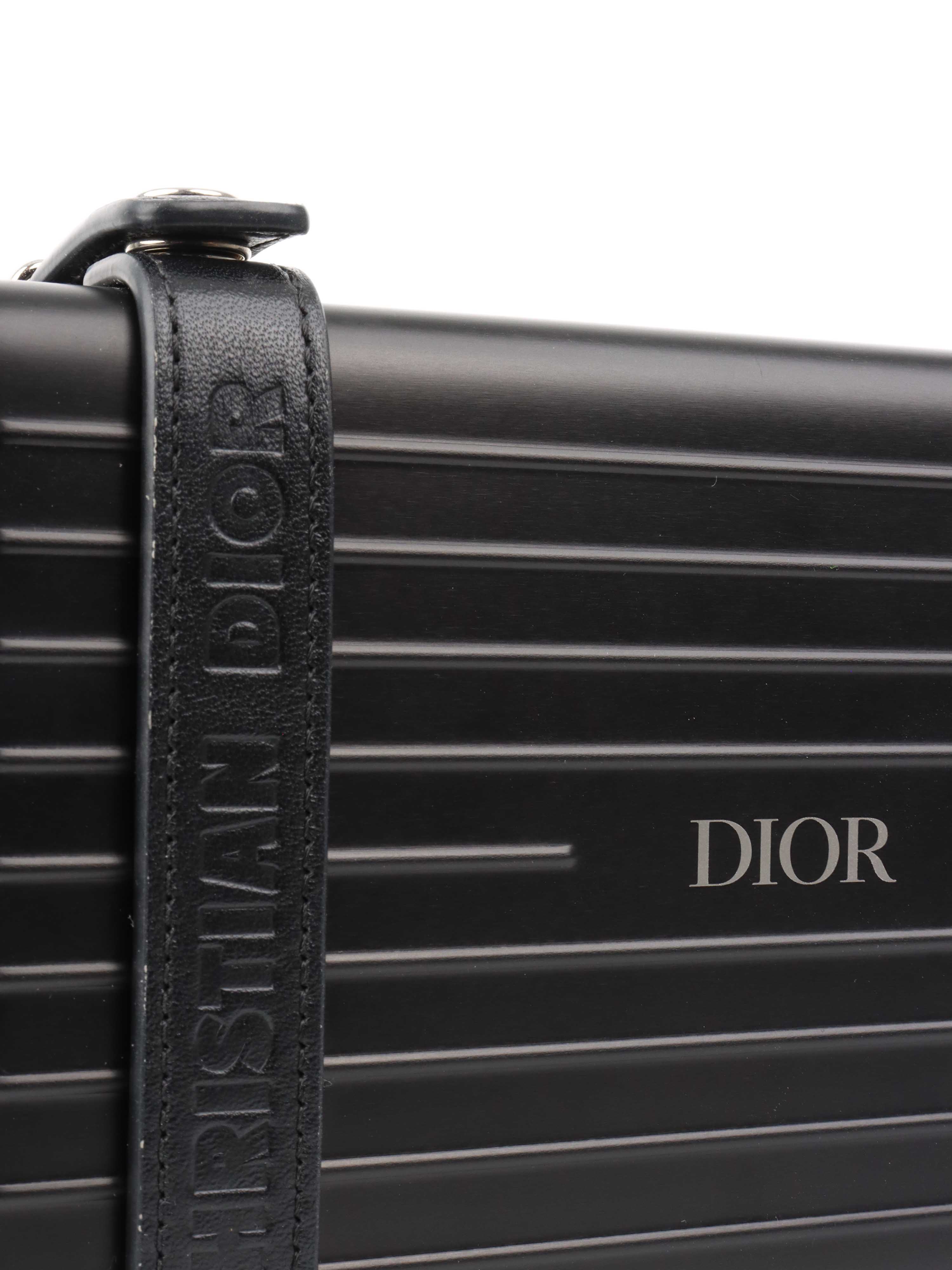 Dior x Rimowa Black Personal Clutch Case.