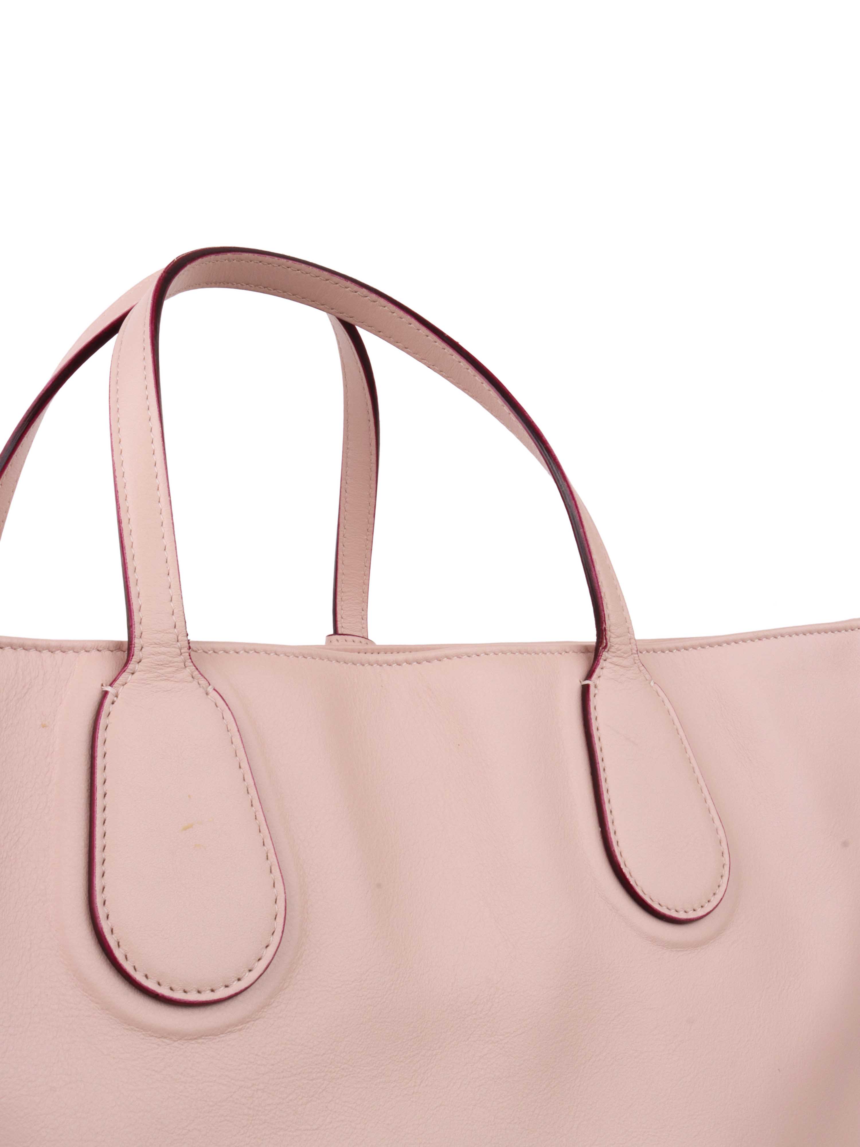 Dior Pink Leather Diaper Tote.