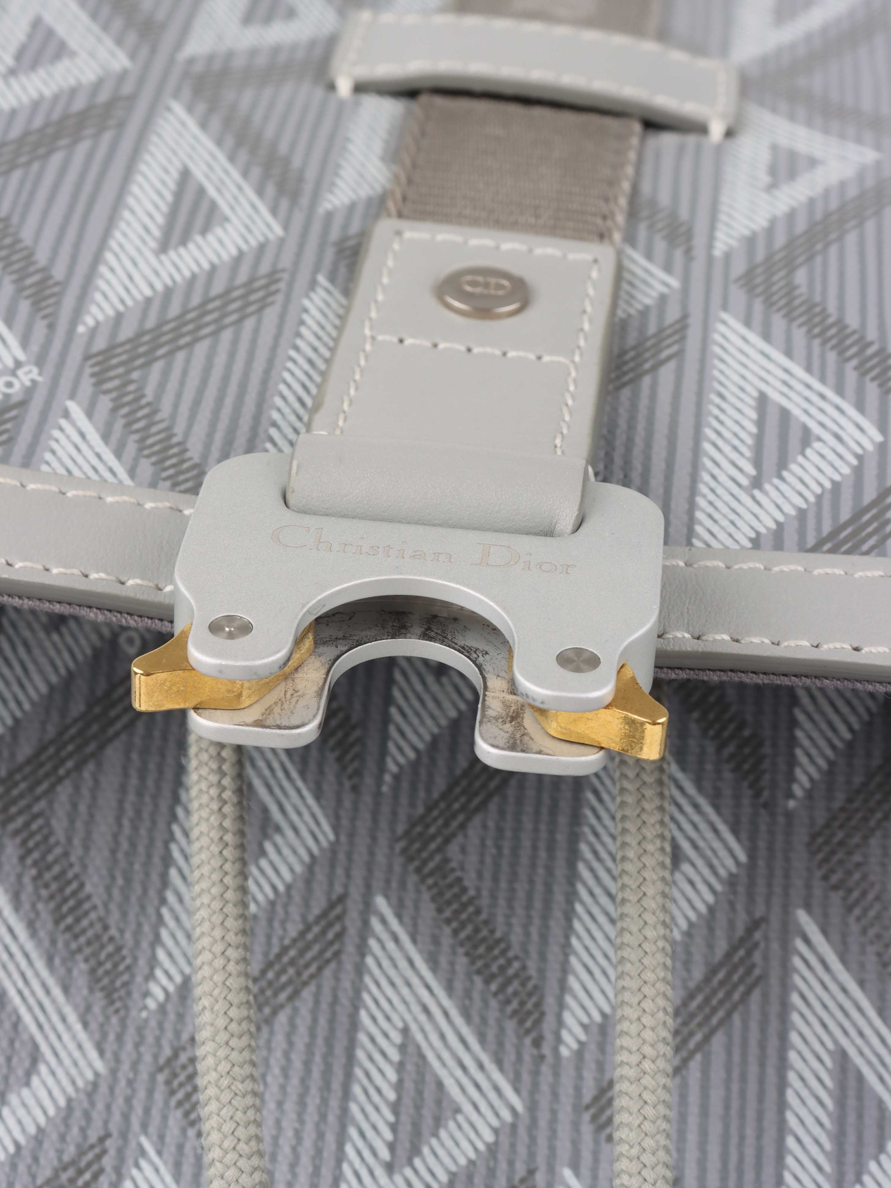 Dior Silver Hit The Road Backpack.