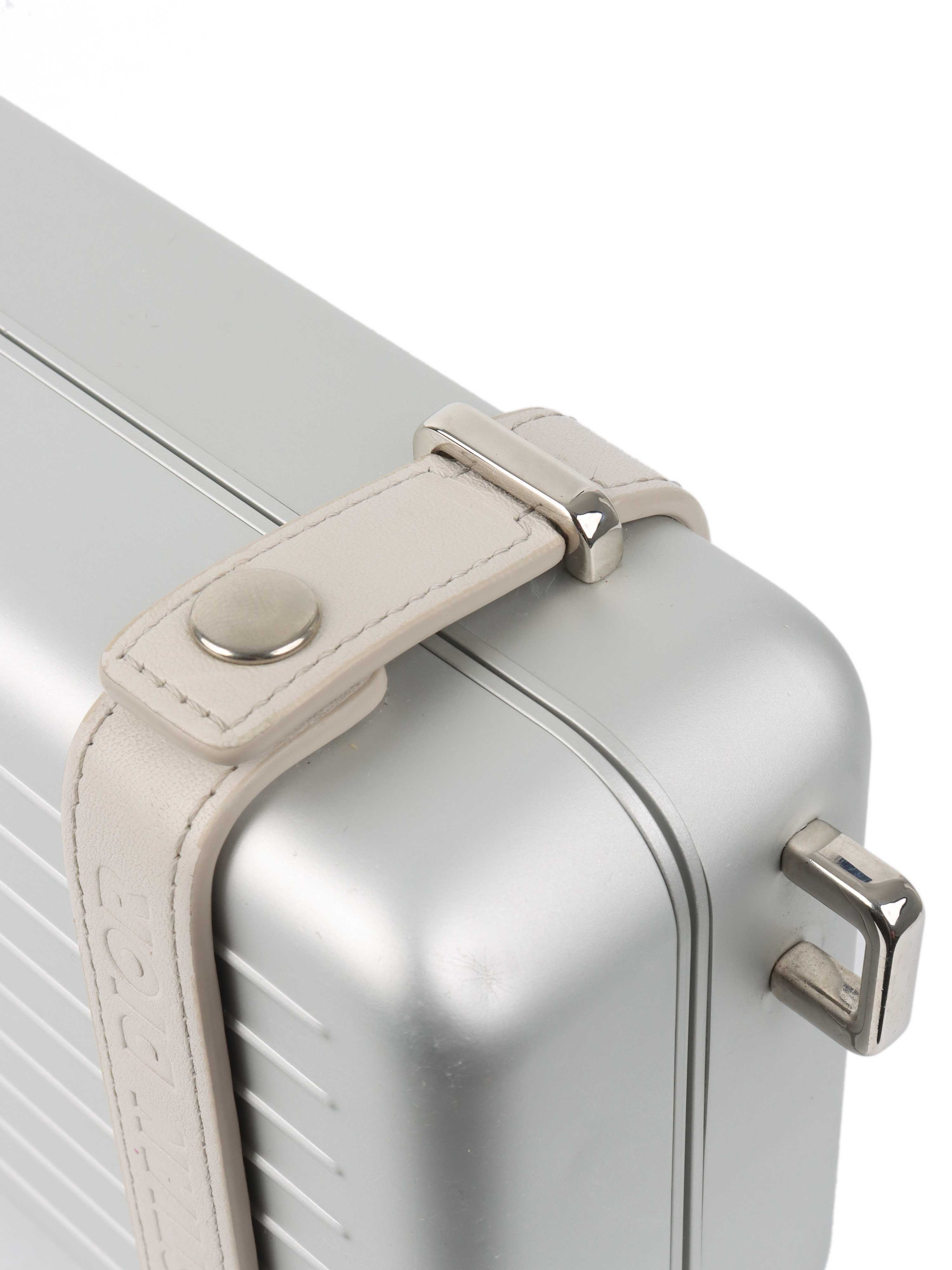 Dior x RIMOWA Silver Personal Clutch Case.