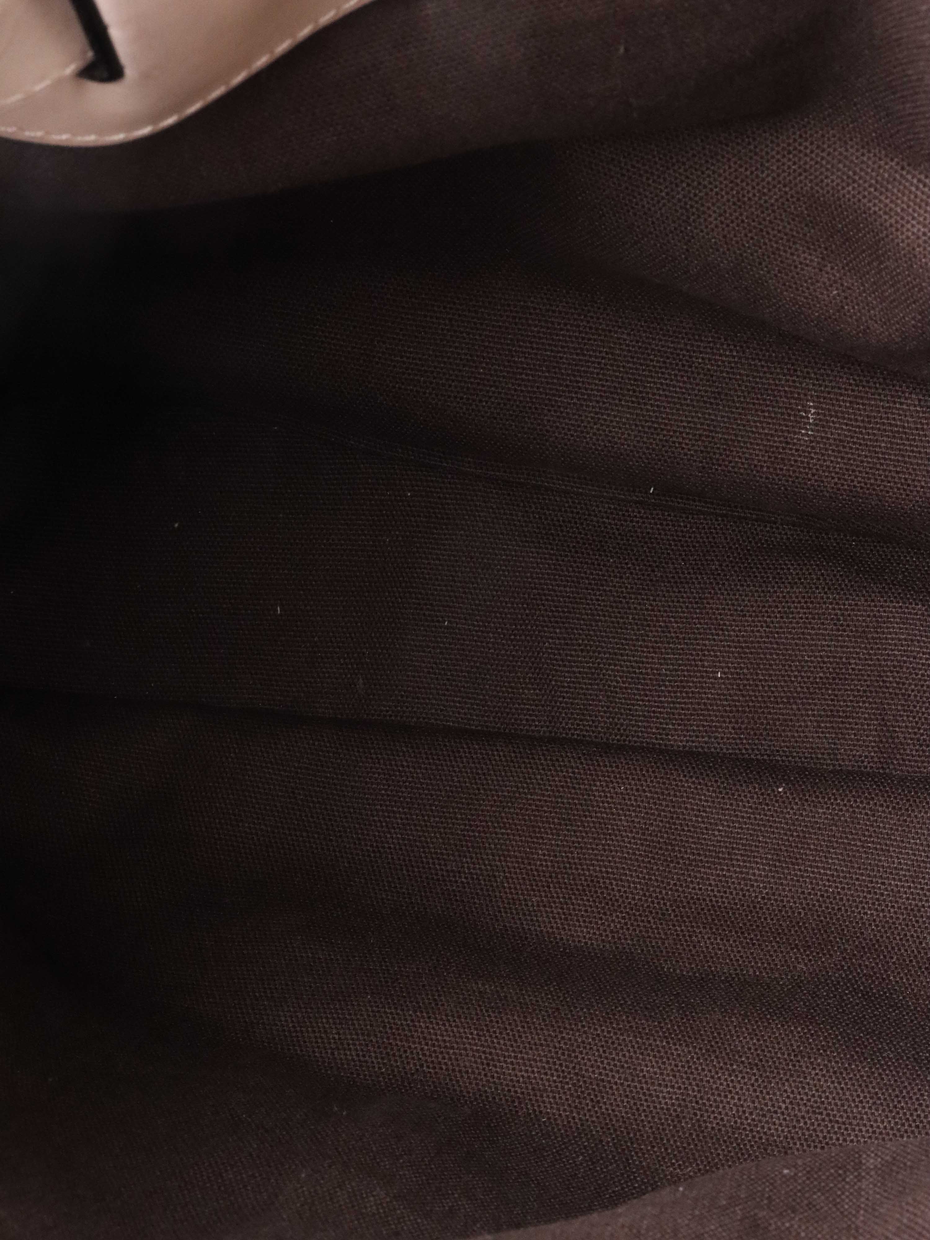 Burberry Checkered Leather Tote.