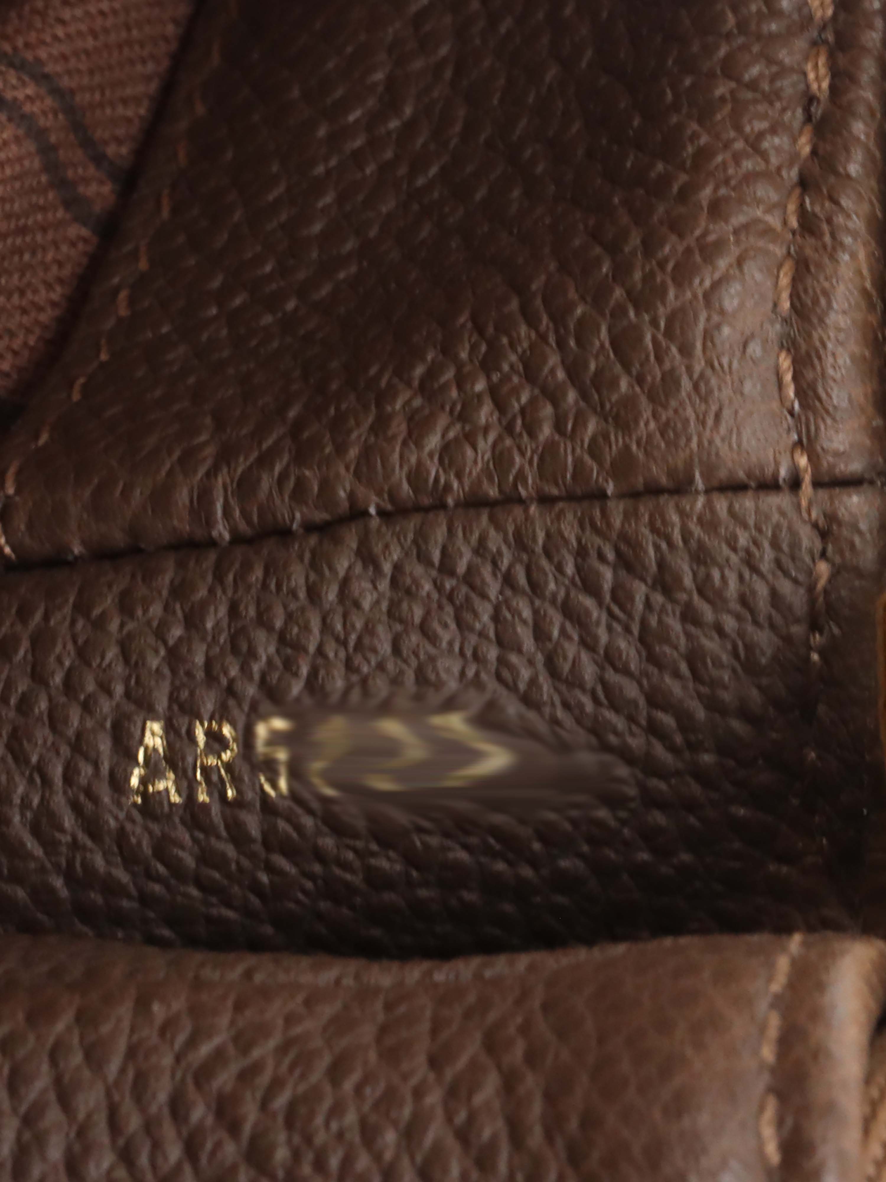 Louis Vuitton Terre Empreinte Monogram Audacieuse PM Bag.