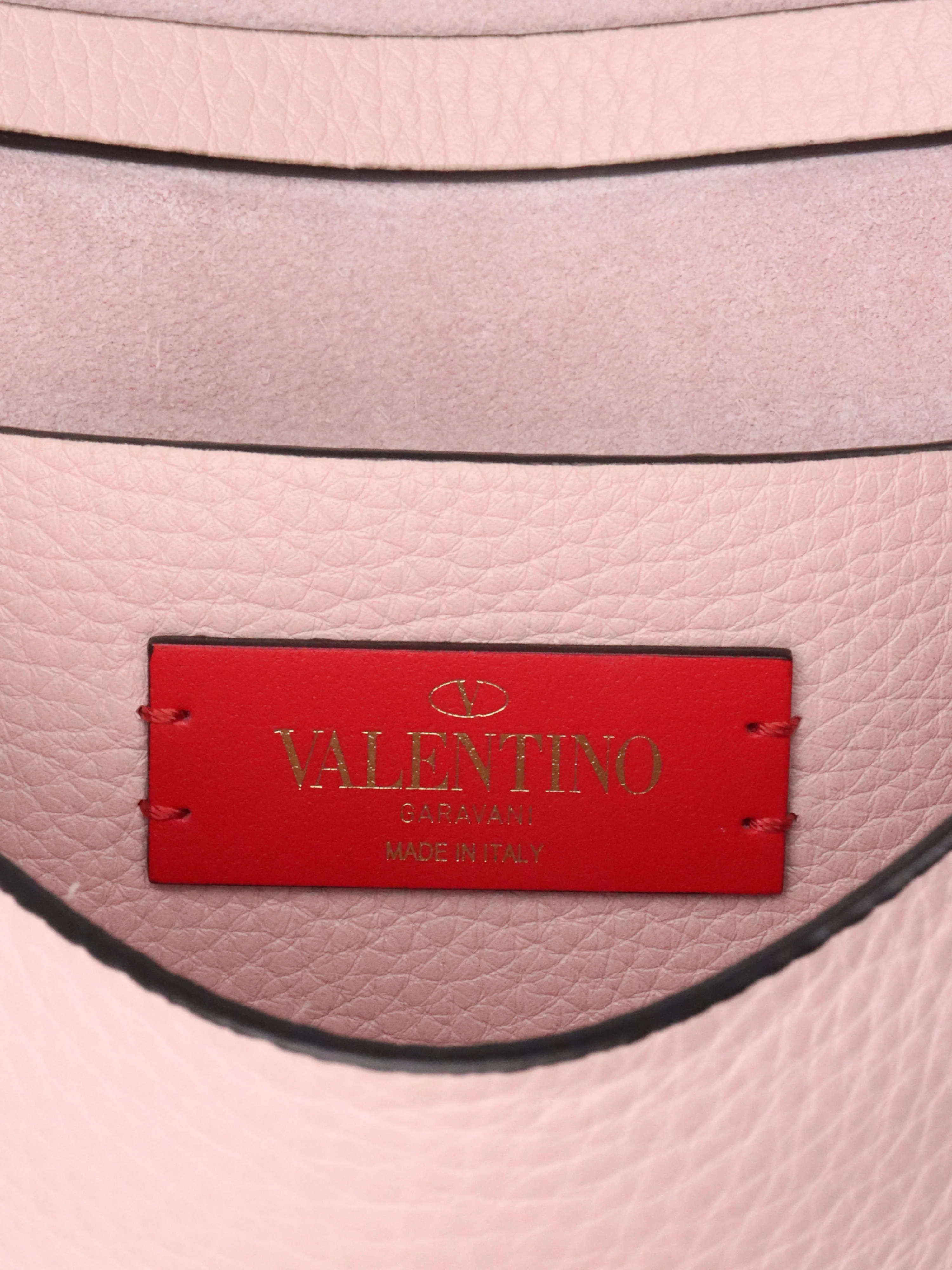 Valentino Rose Quartz Rockstuds Crossbody Bag