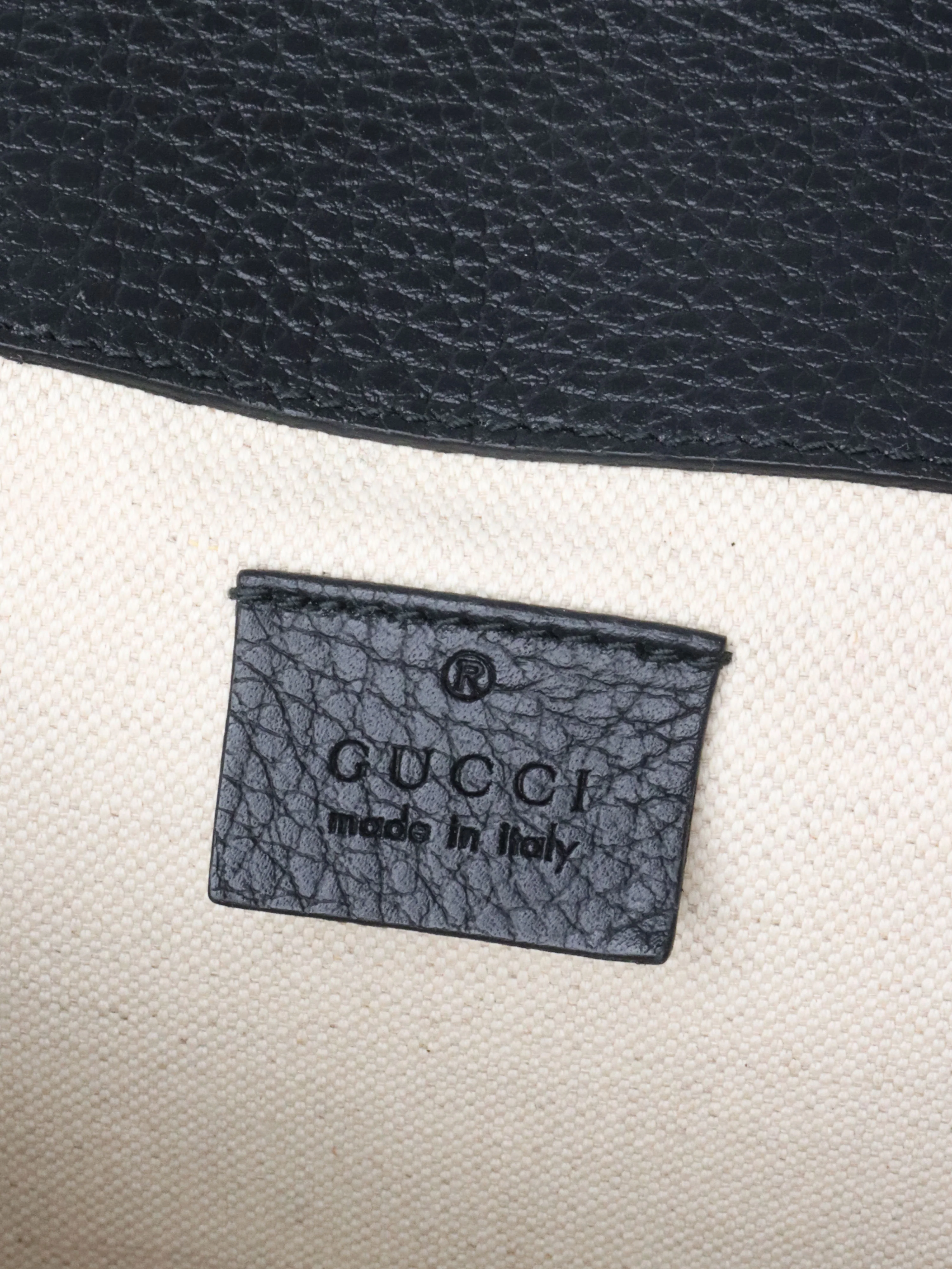 Gucci Small Black Dionysus Bag.