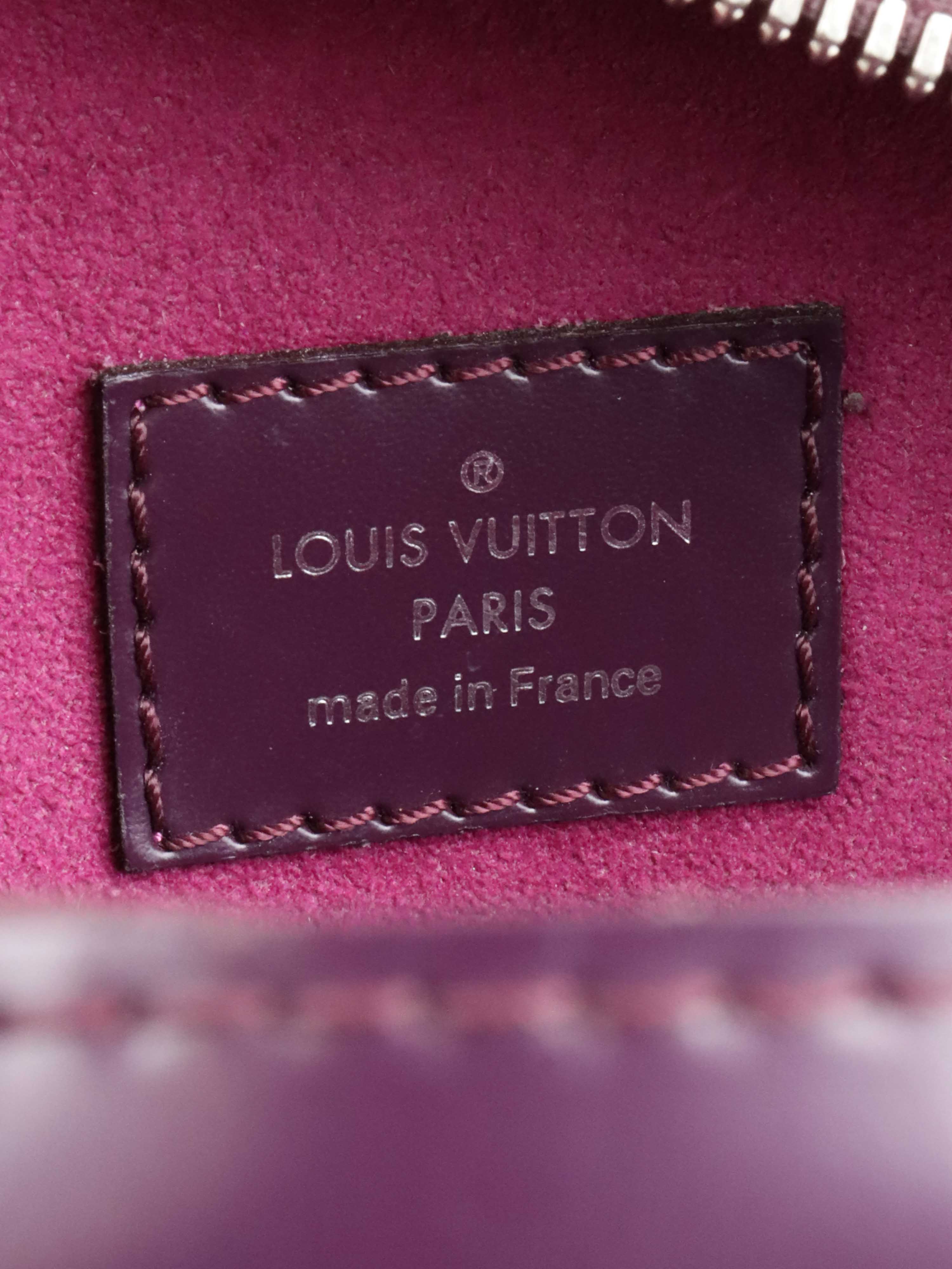 Louis Vuitton Dark Purple Pont Neuf Epi Tote.