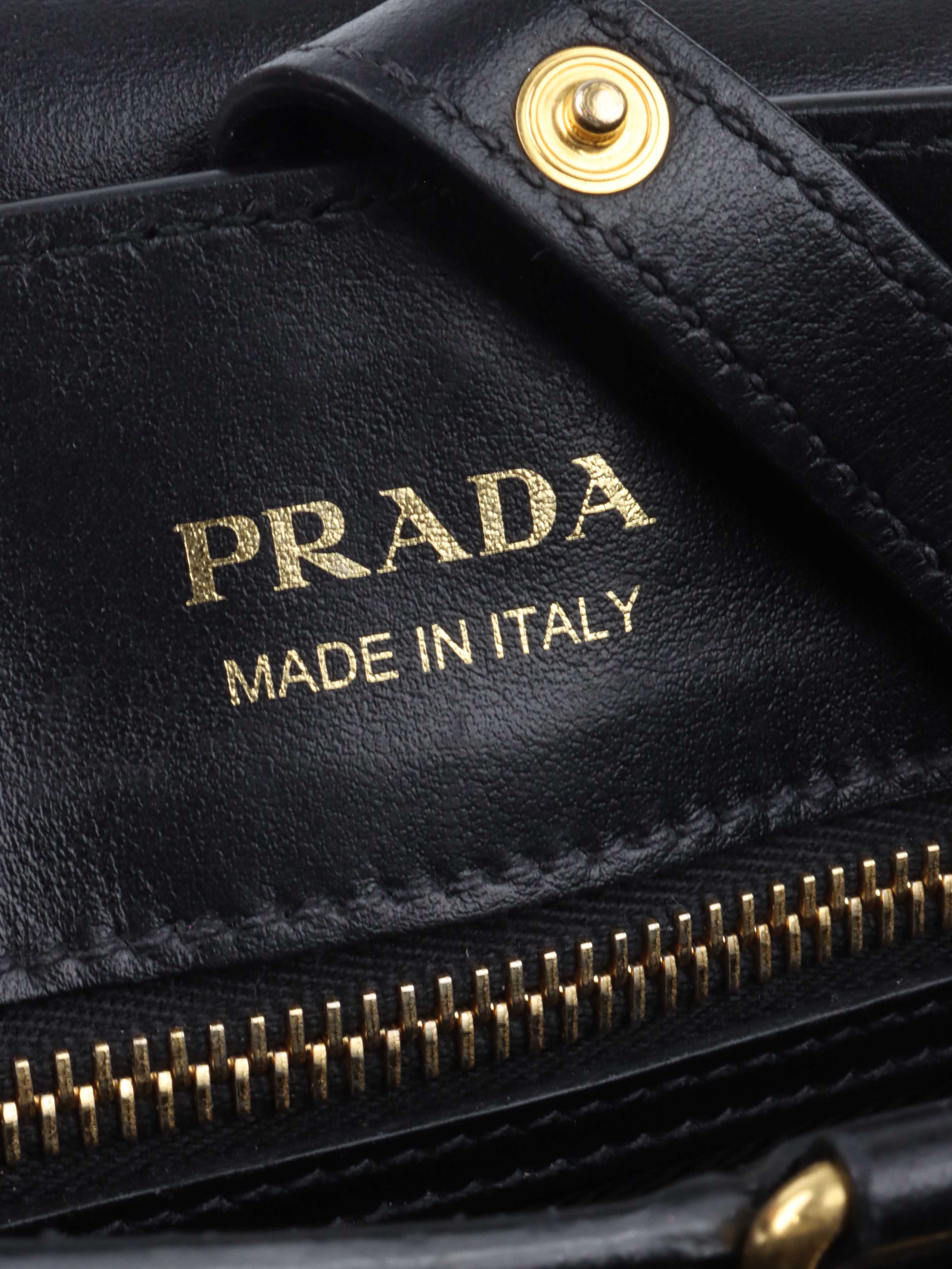 Prada Black Nylon Crossbody Bag.