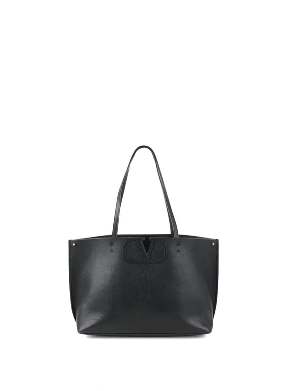 Valentino Black VLogo Fillme Tote