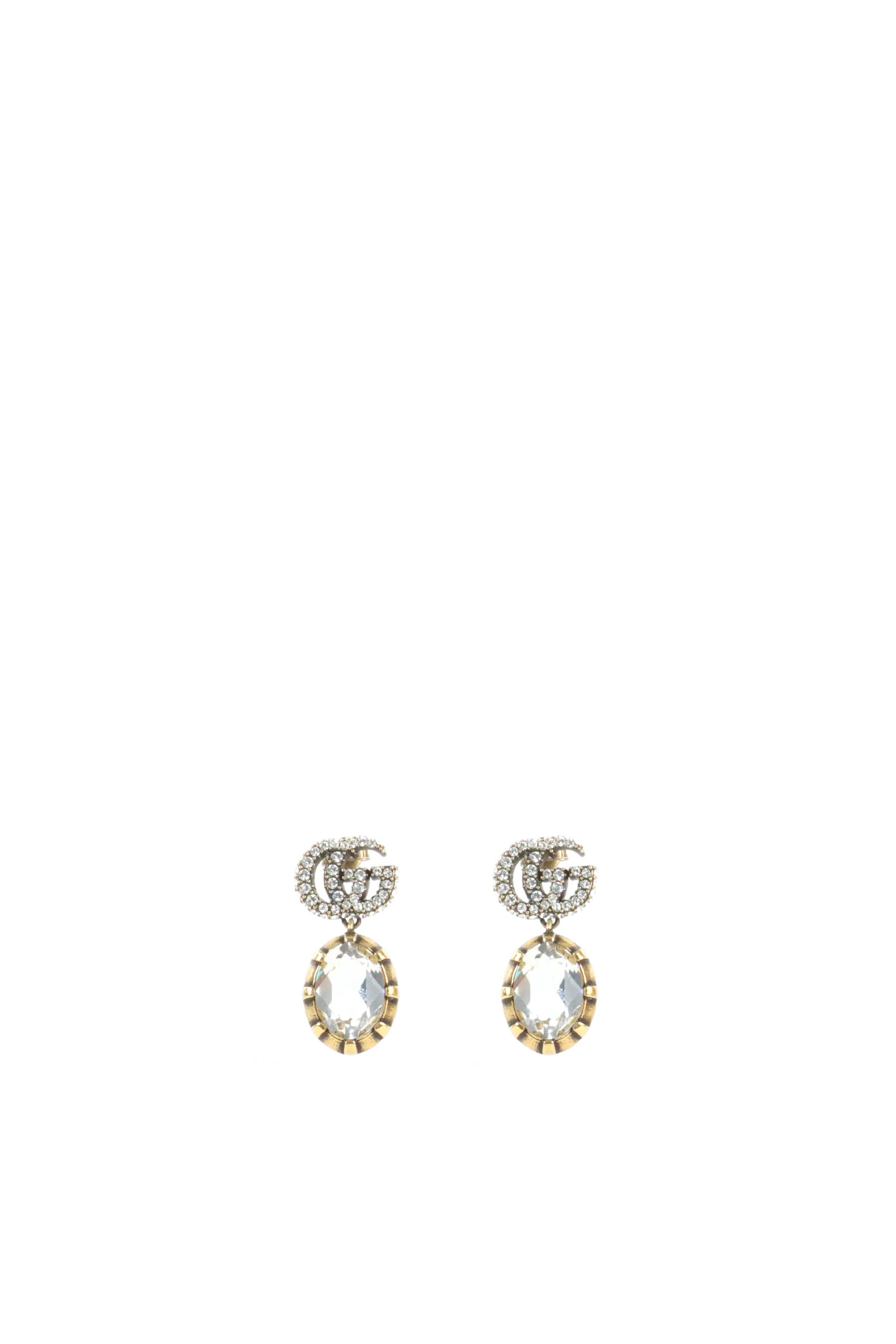 Gucci GG Marmont Crystal Earrings