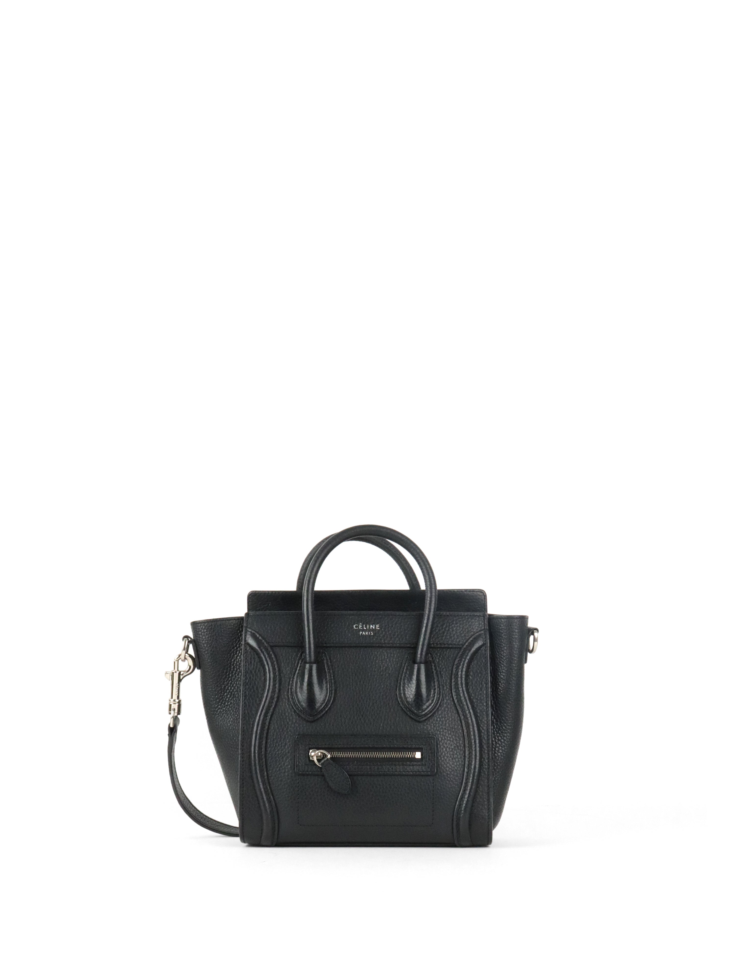 Celine Black Micro Luggage Bag