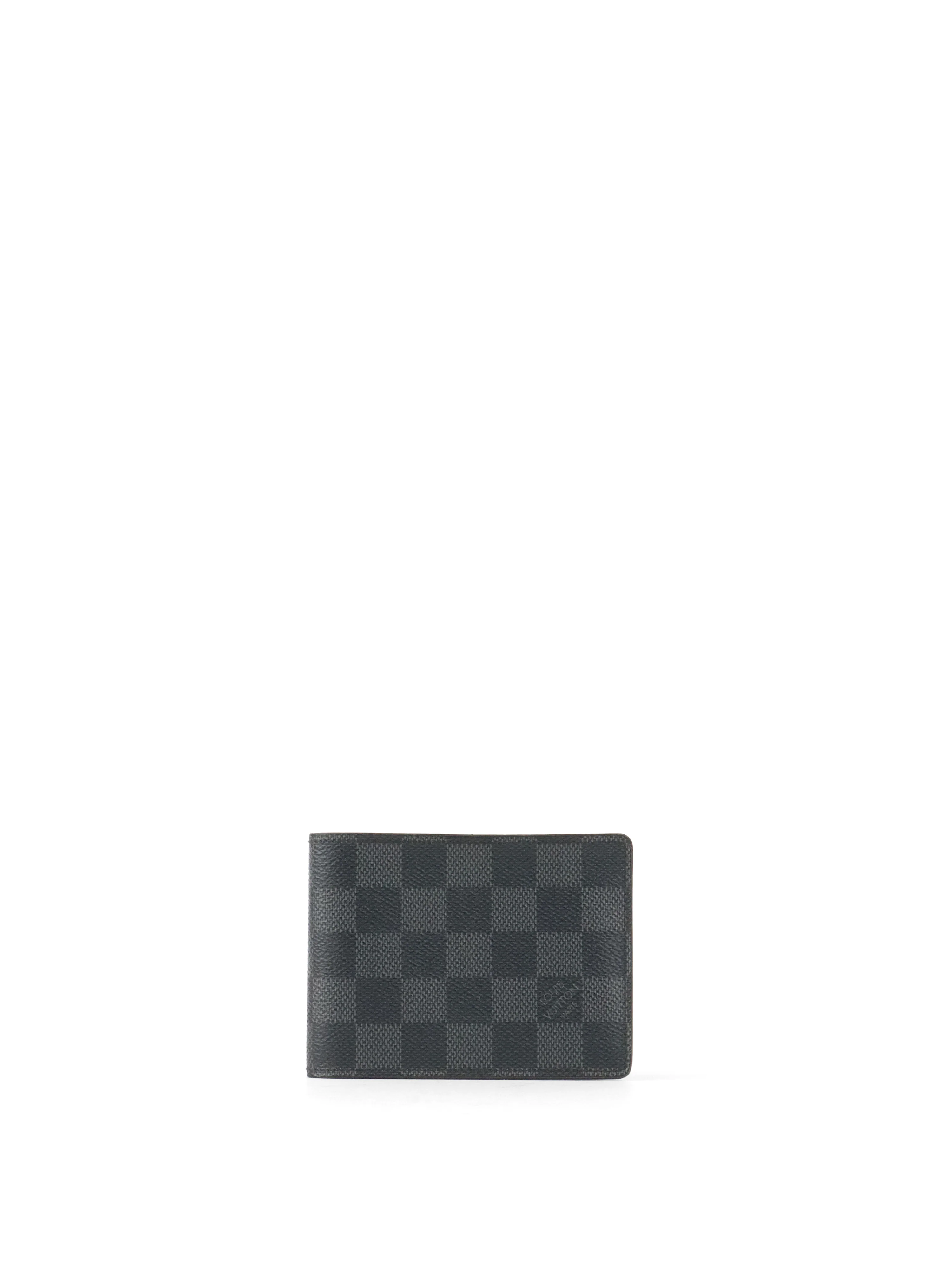 Louis Vuitton Black Damier Ebene Multiple Wallet