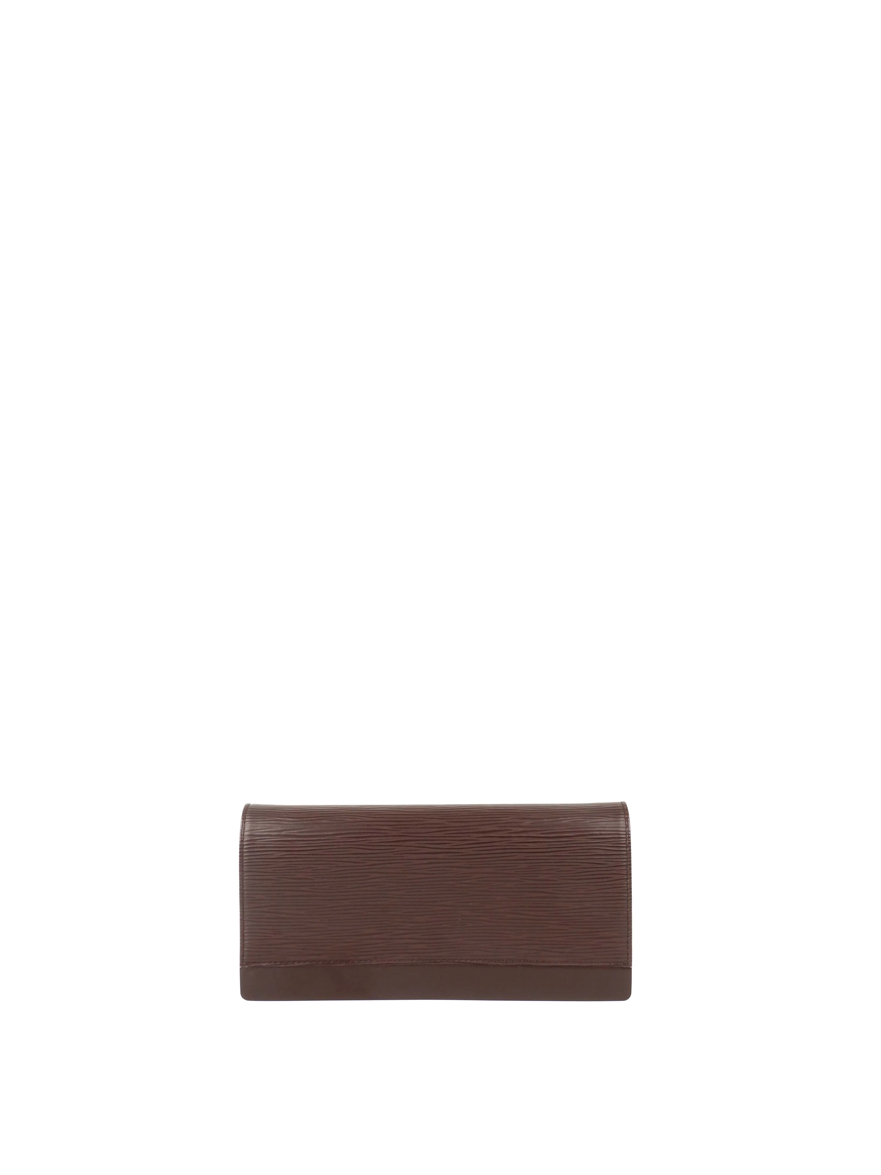 Louis Vuitton Brown Epi Leather Honfleur Clutch.