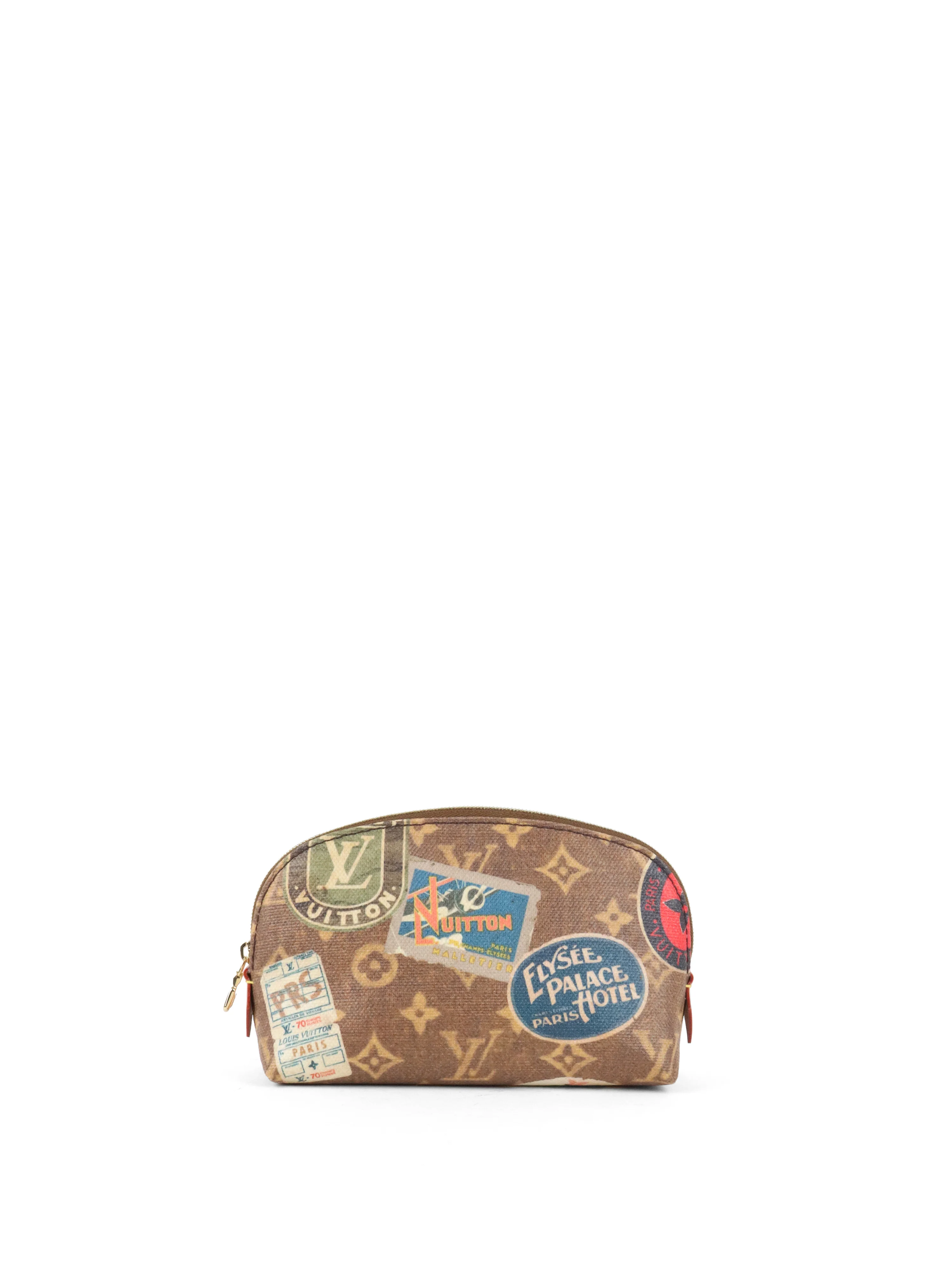 Louis Vuitton Monogram Flight Mode Cosmetic Pouch