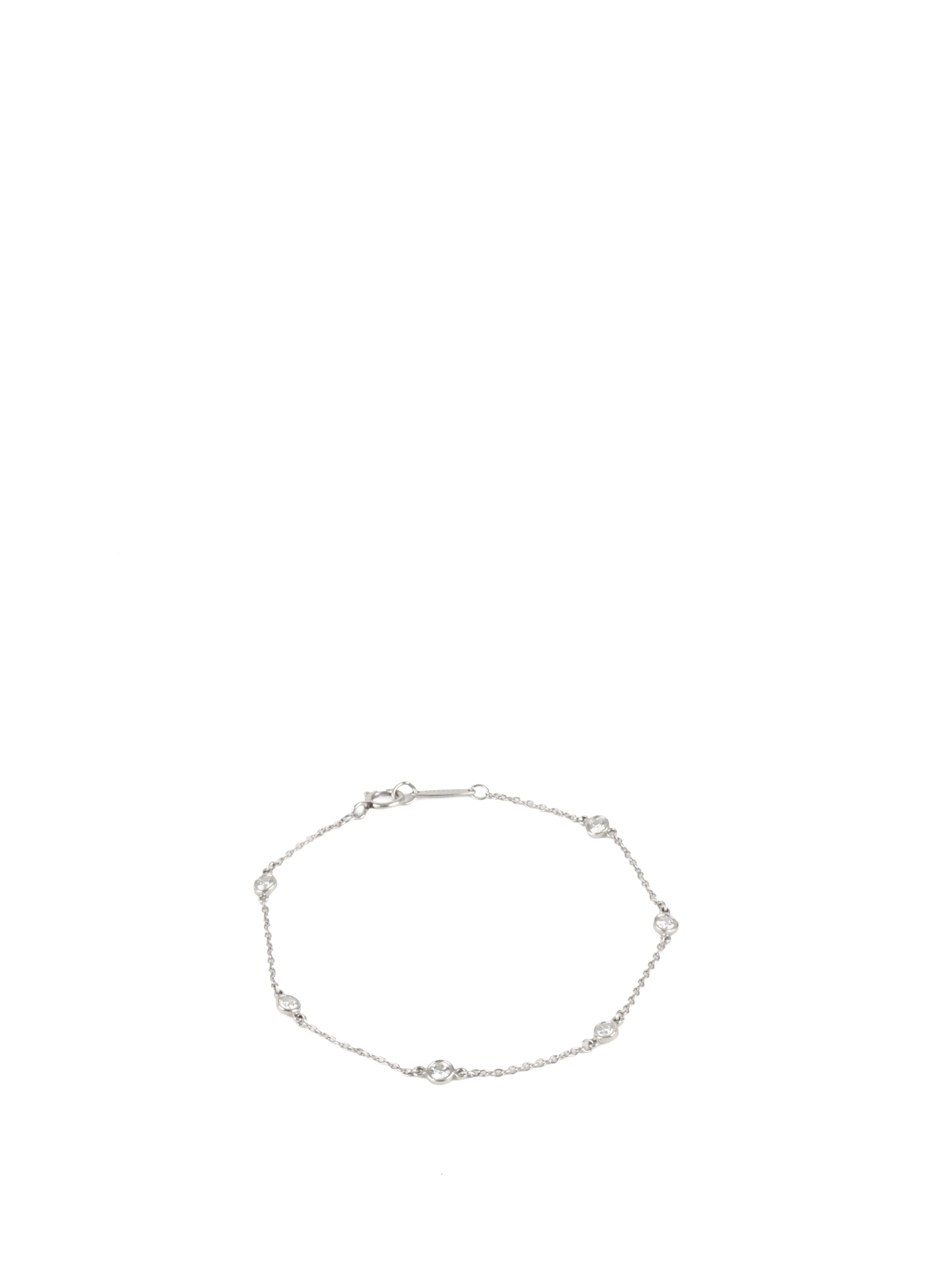 Tiffany & Co Elsa Peretti 6 Diamonds by the Yard Bracelet