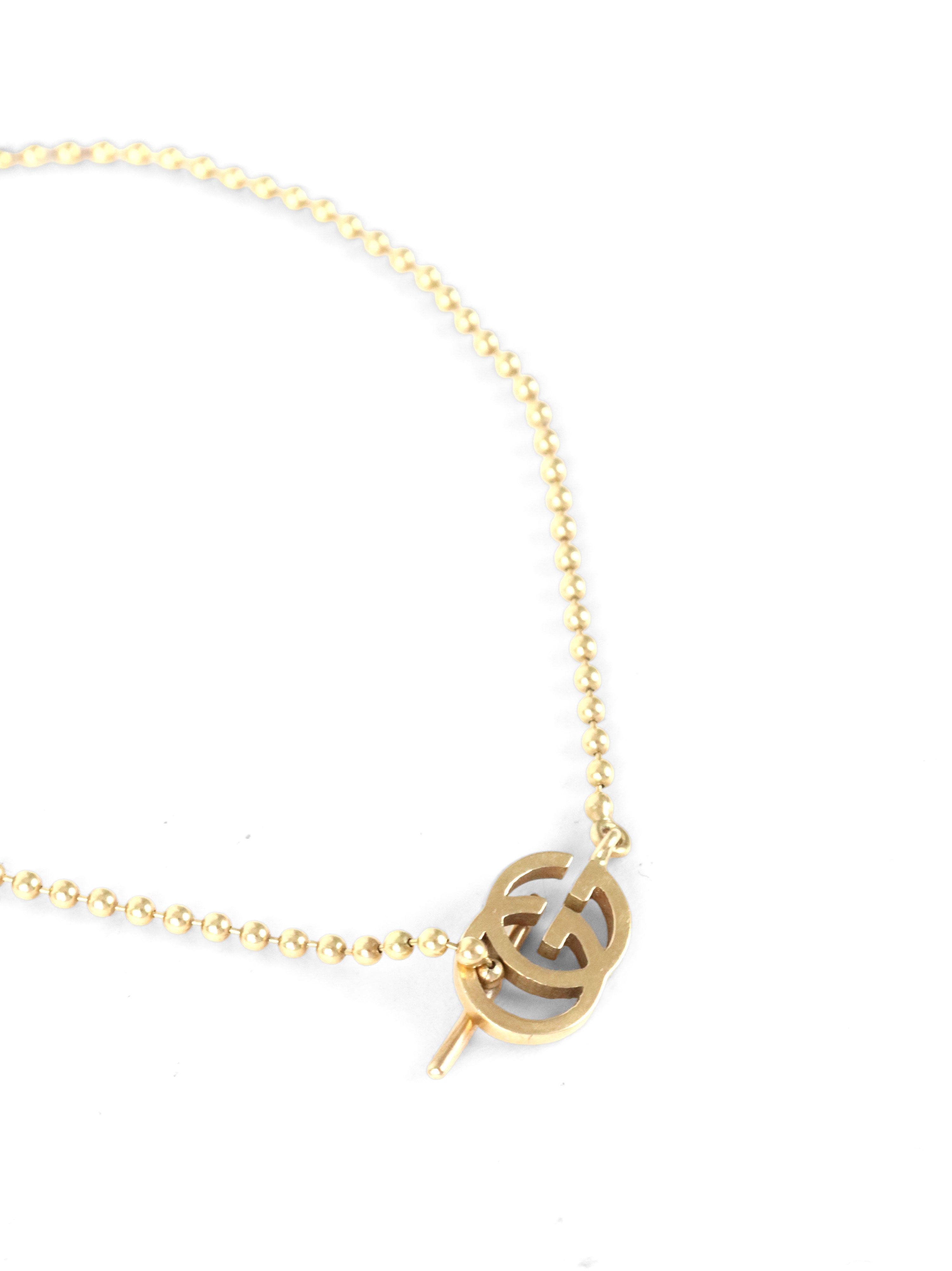 Gucci Yellow Gold Toggle Bracelet