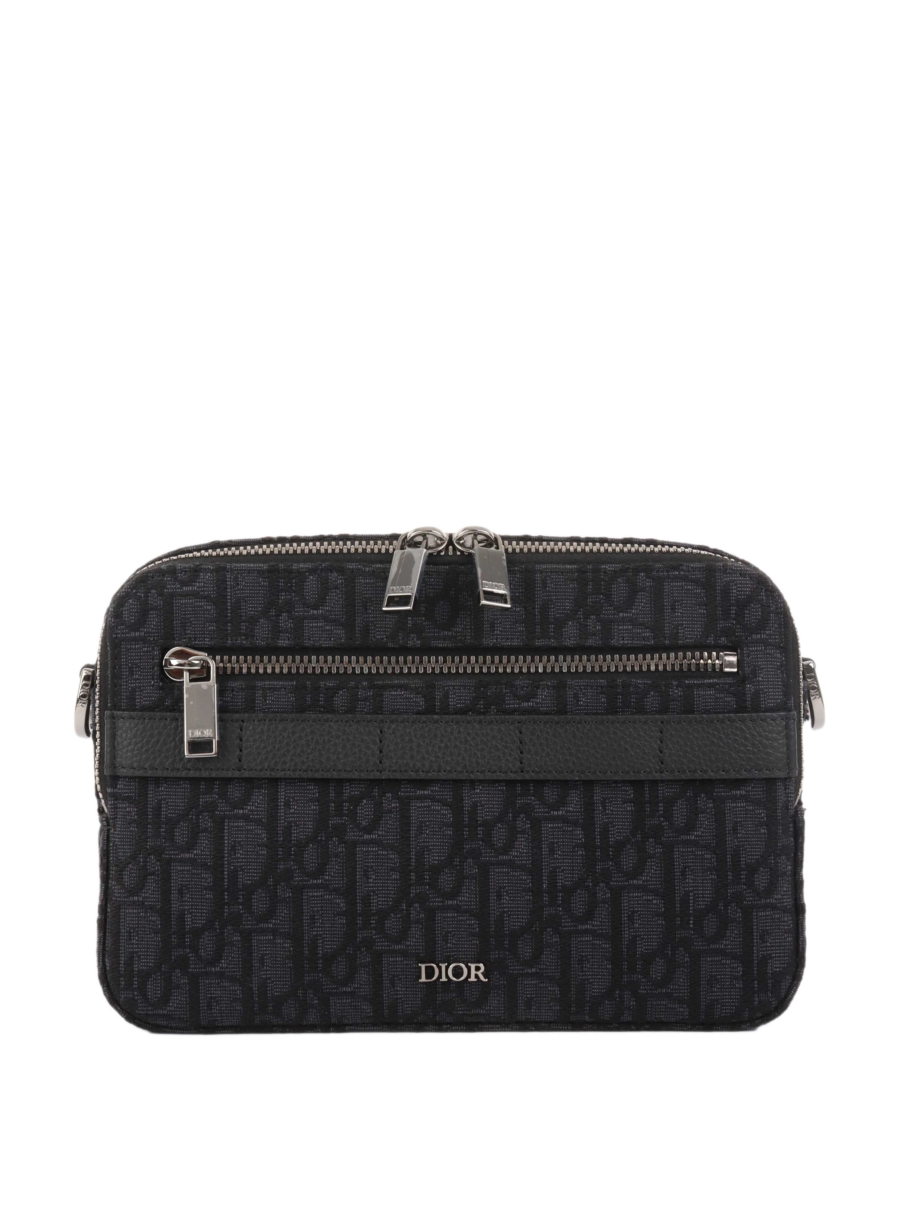 Dior Mens Black Safari Pouch.