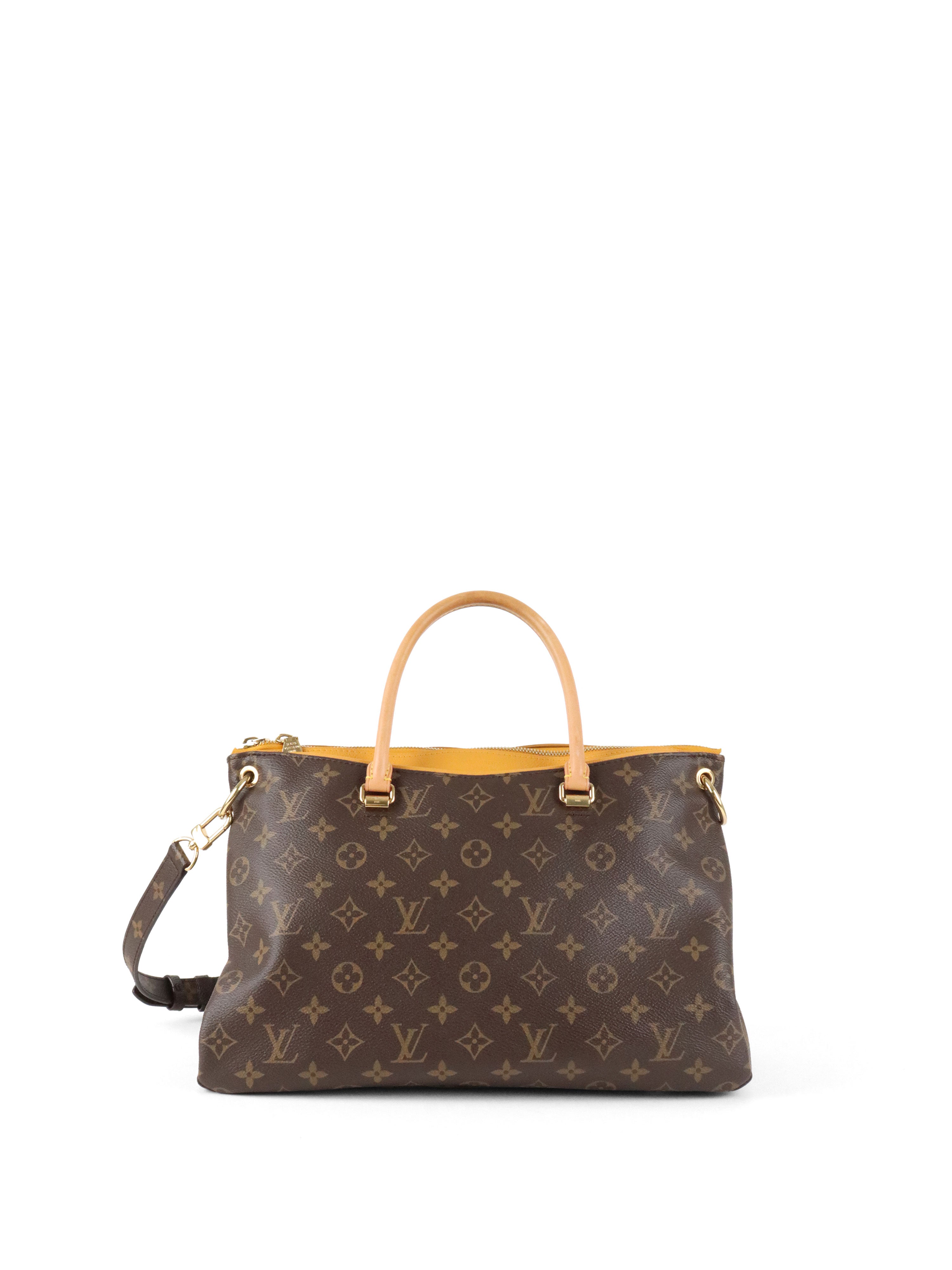 Louis Vuitton Yellow Pallas MM Monogram Bag