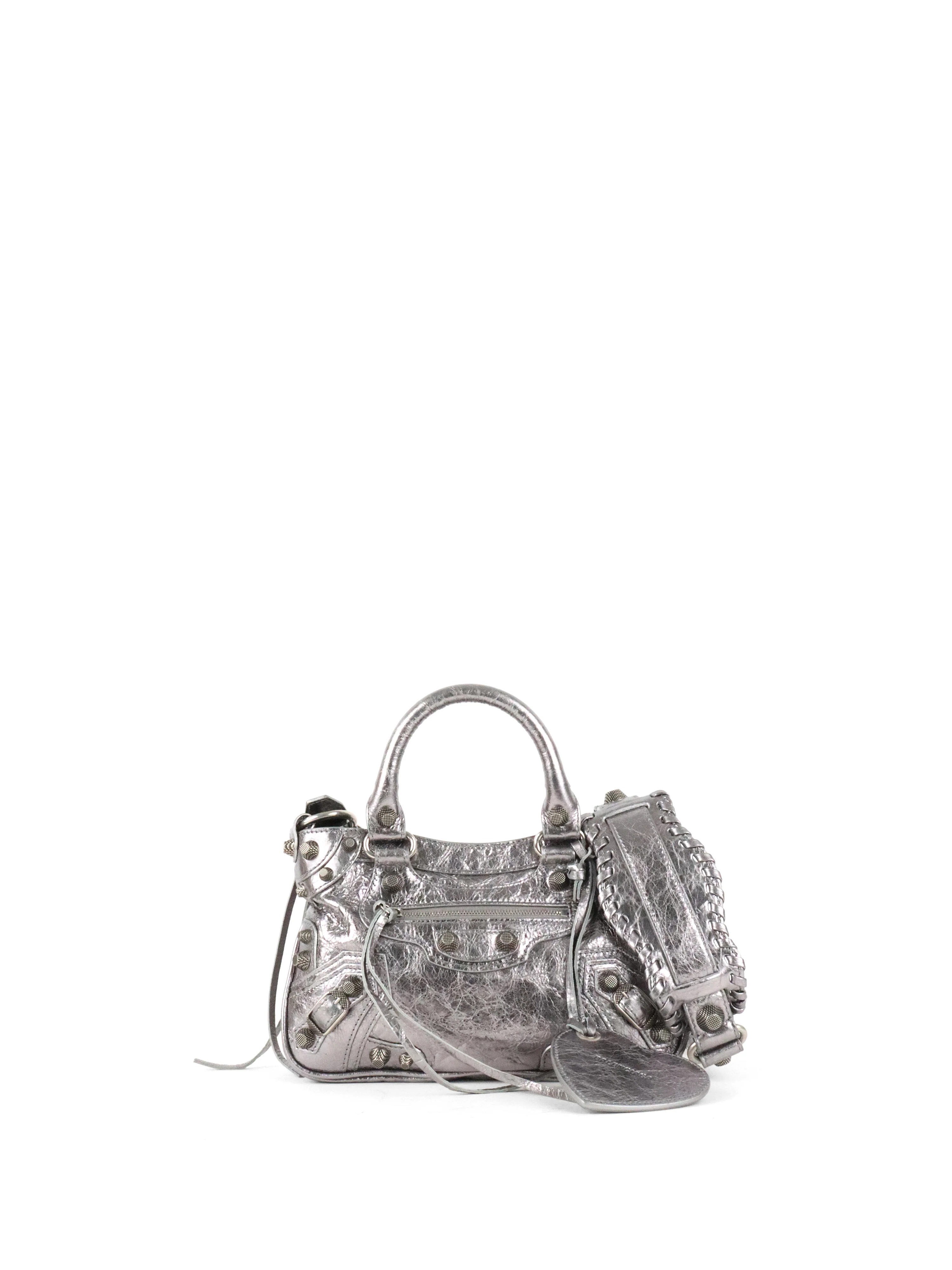 Balenciaga Mini Steel Grey Le City Bag