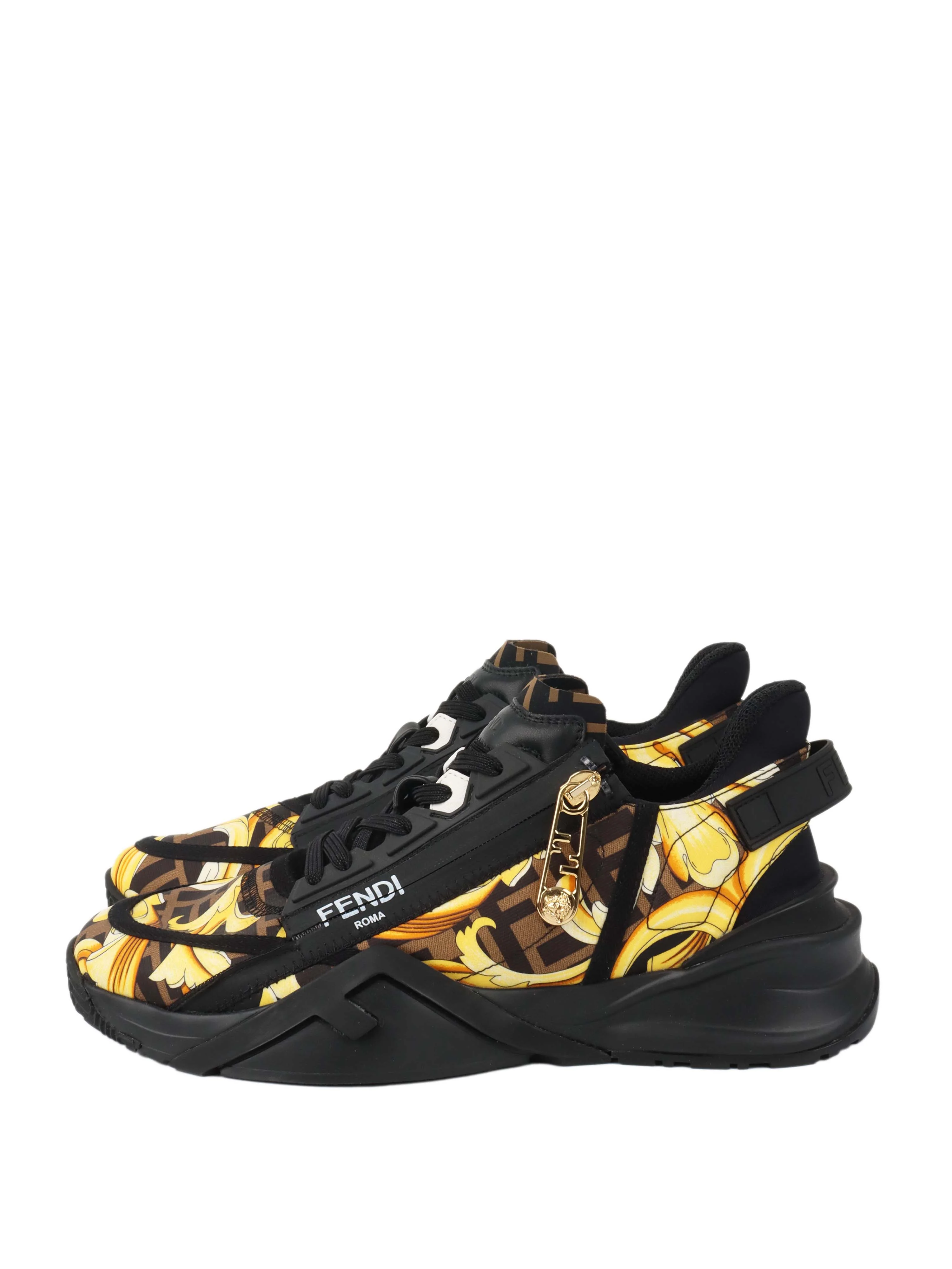 Fendi x Versace Fendance Flow Sneakers.