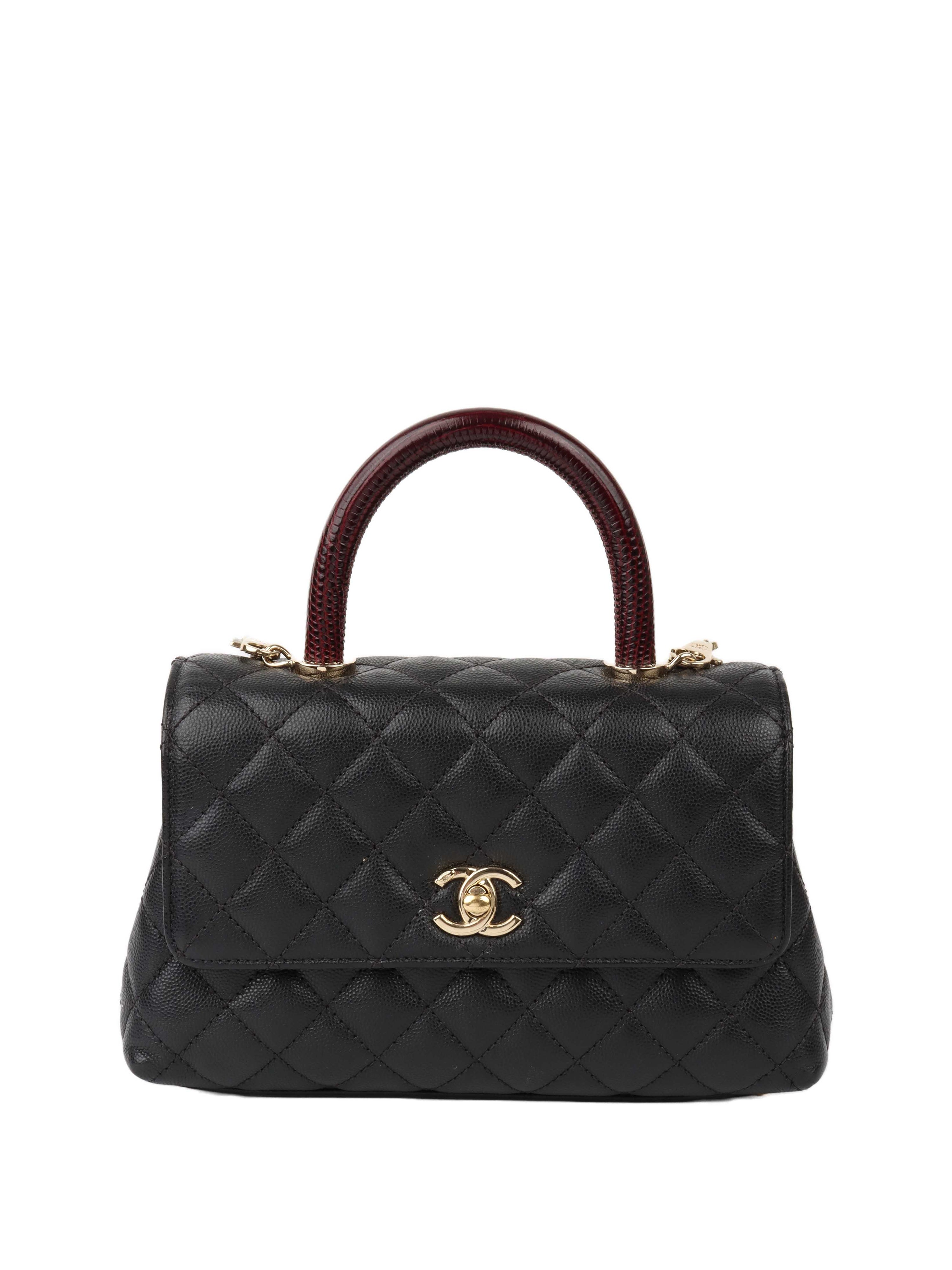 Chanel Black Coco Handle.