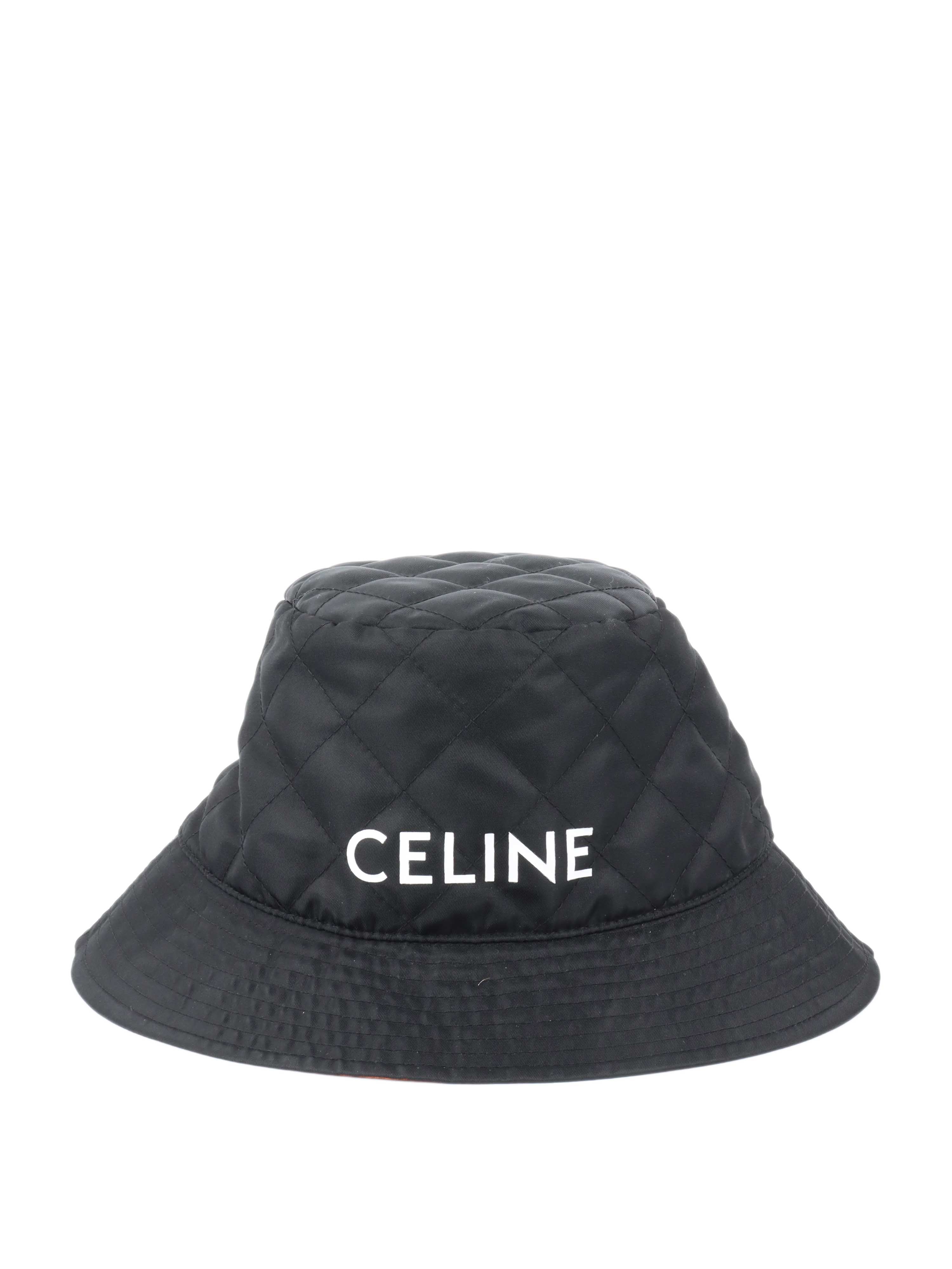 Celine Black Bucket Hat.