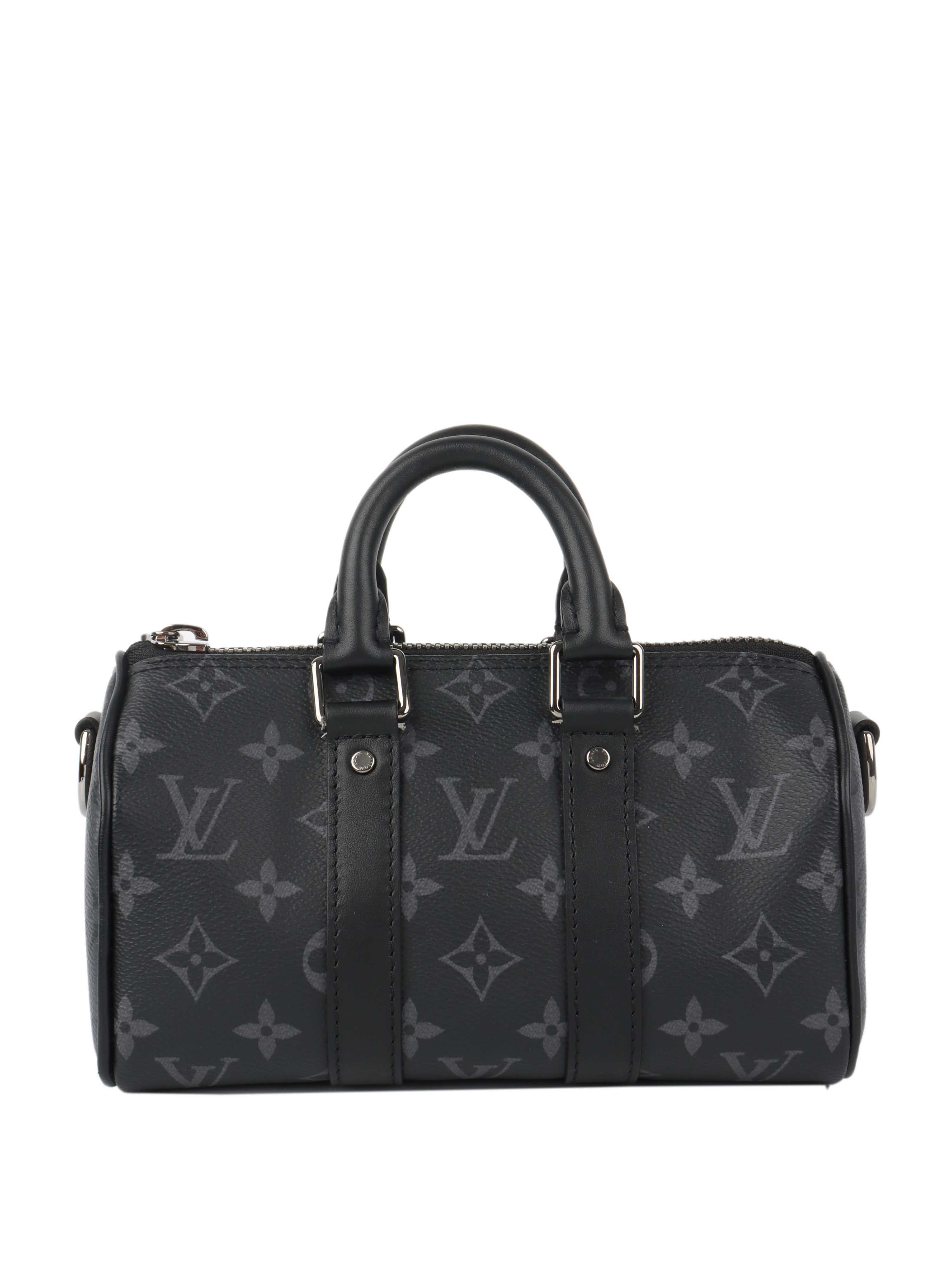 Louis Vuitton Monogram Eclipse Keepall XS.