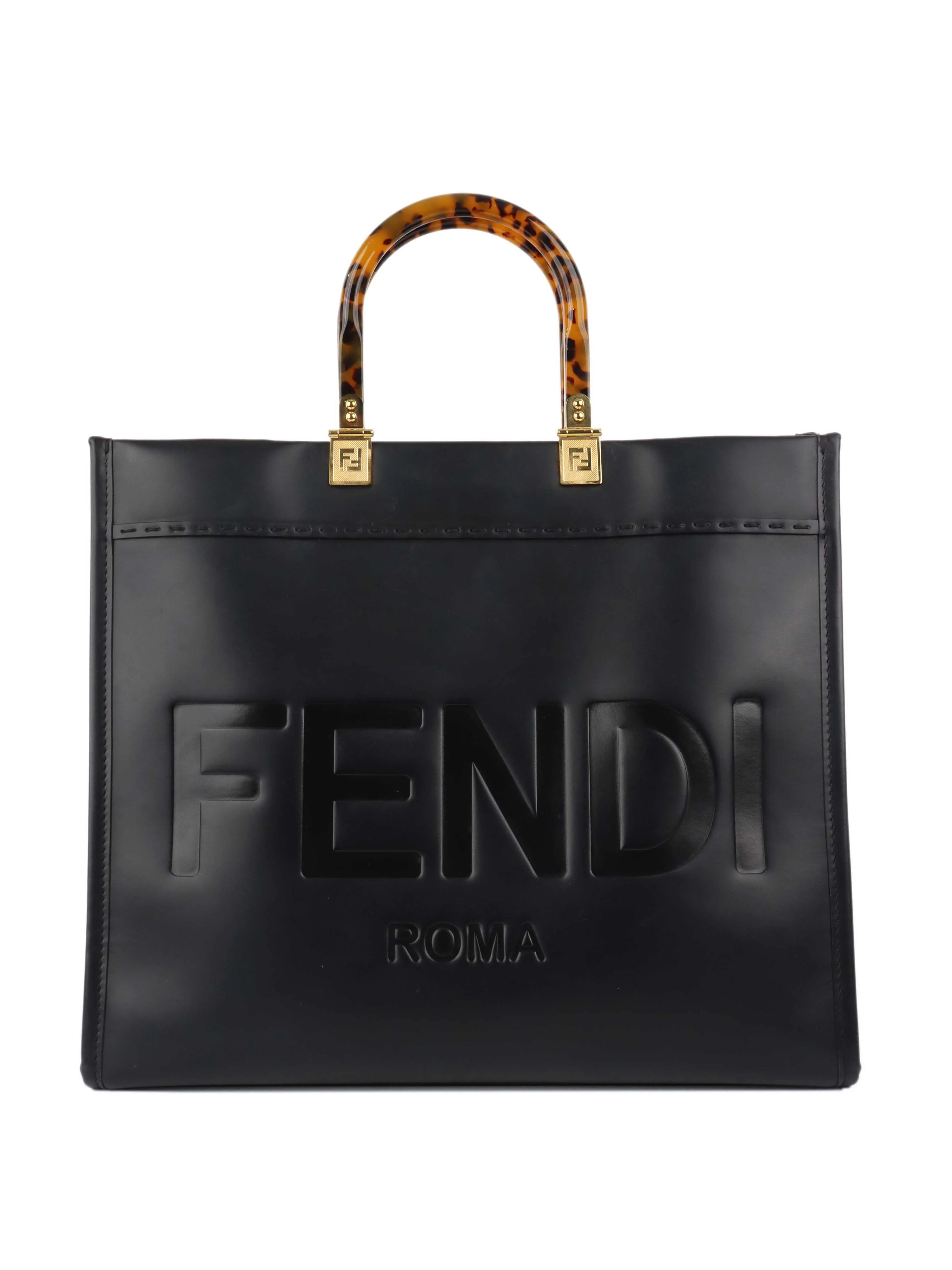 Fendi Black Medium Sunshine Tote.