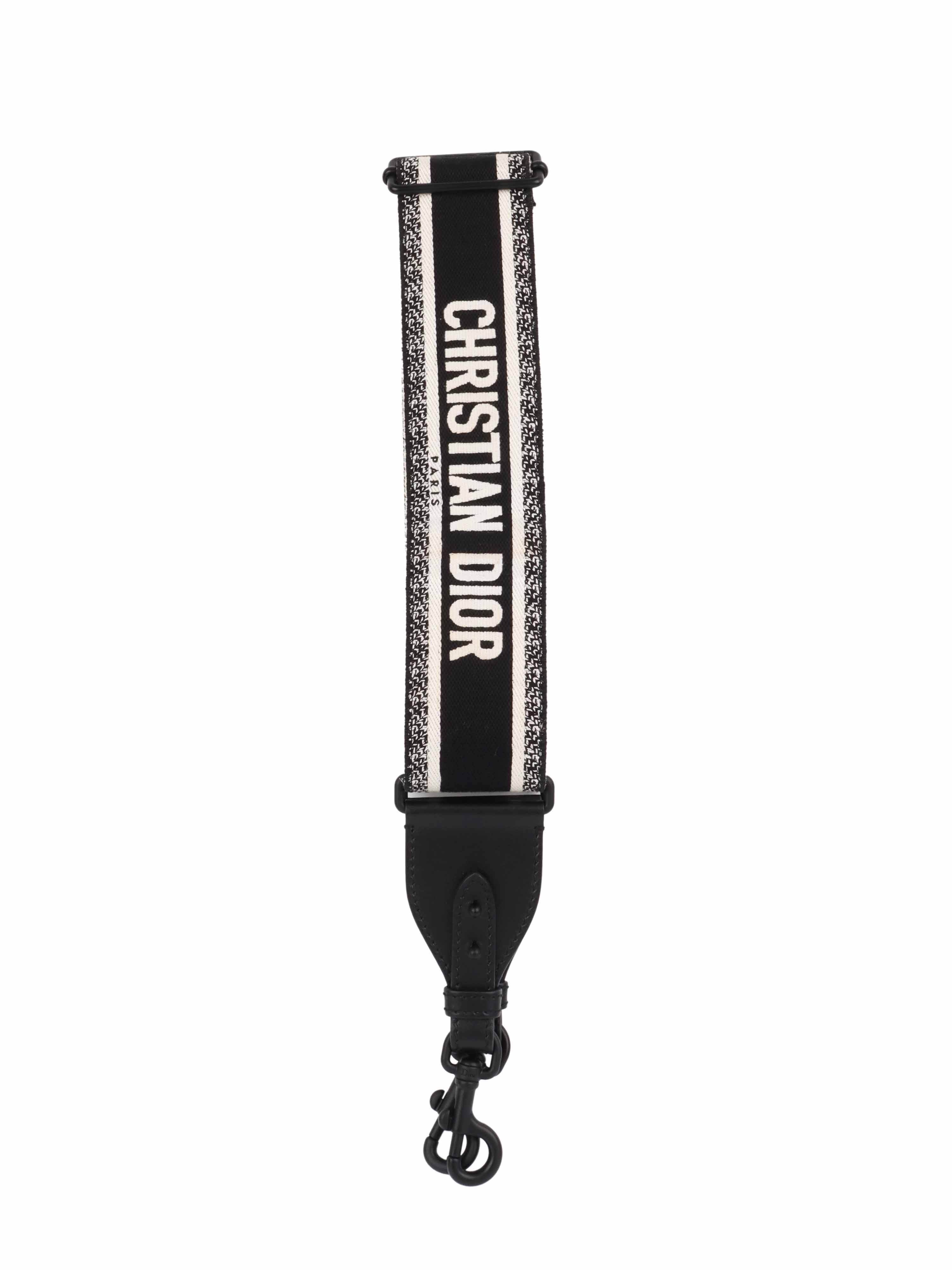 Dior Black  White Guitar Shoulder Strap.