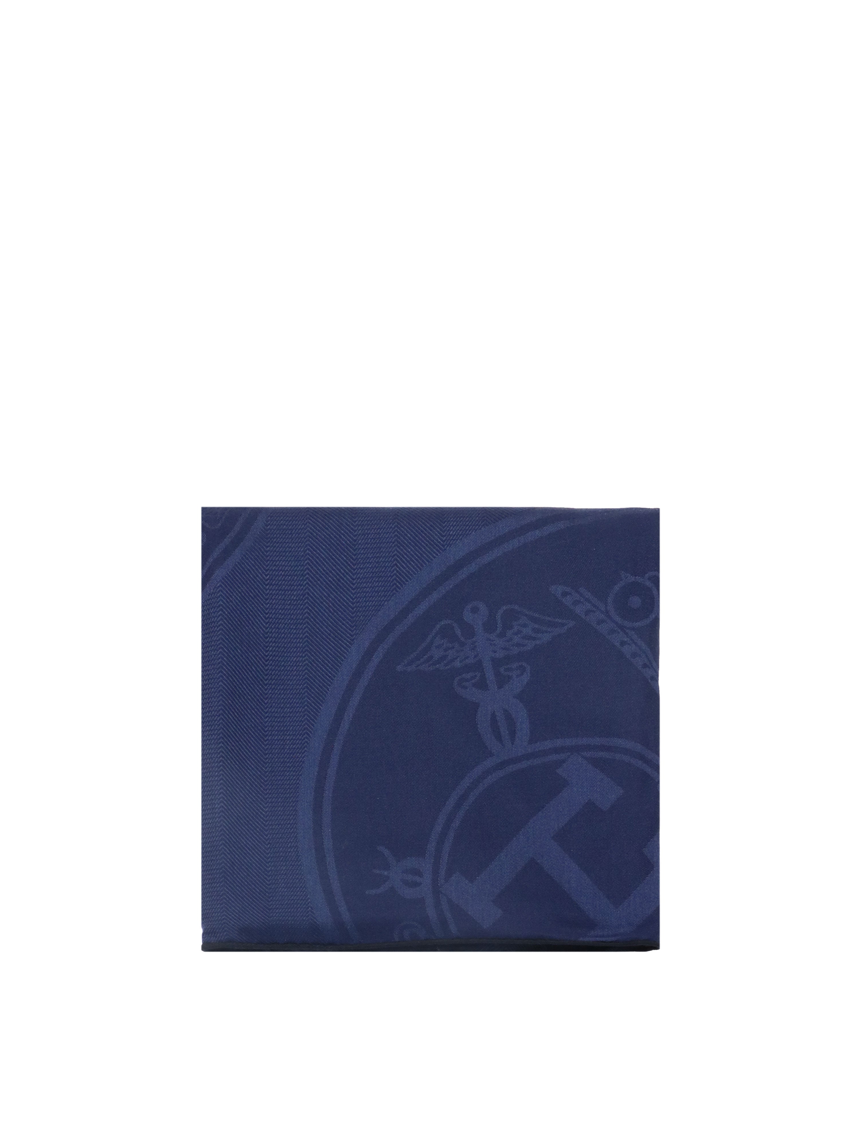 Hermes Bleu Profond New Libris Scarf.