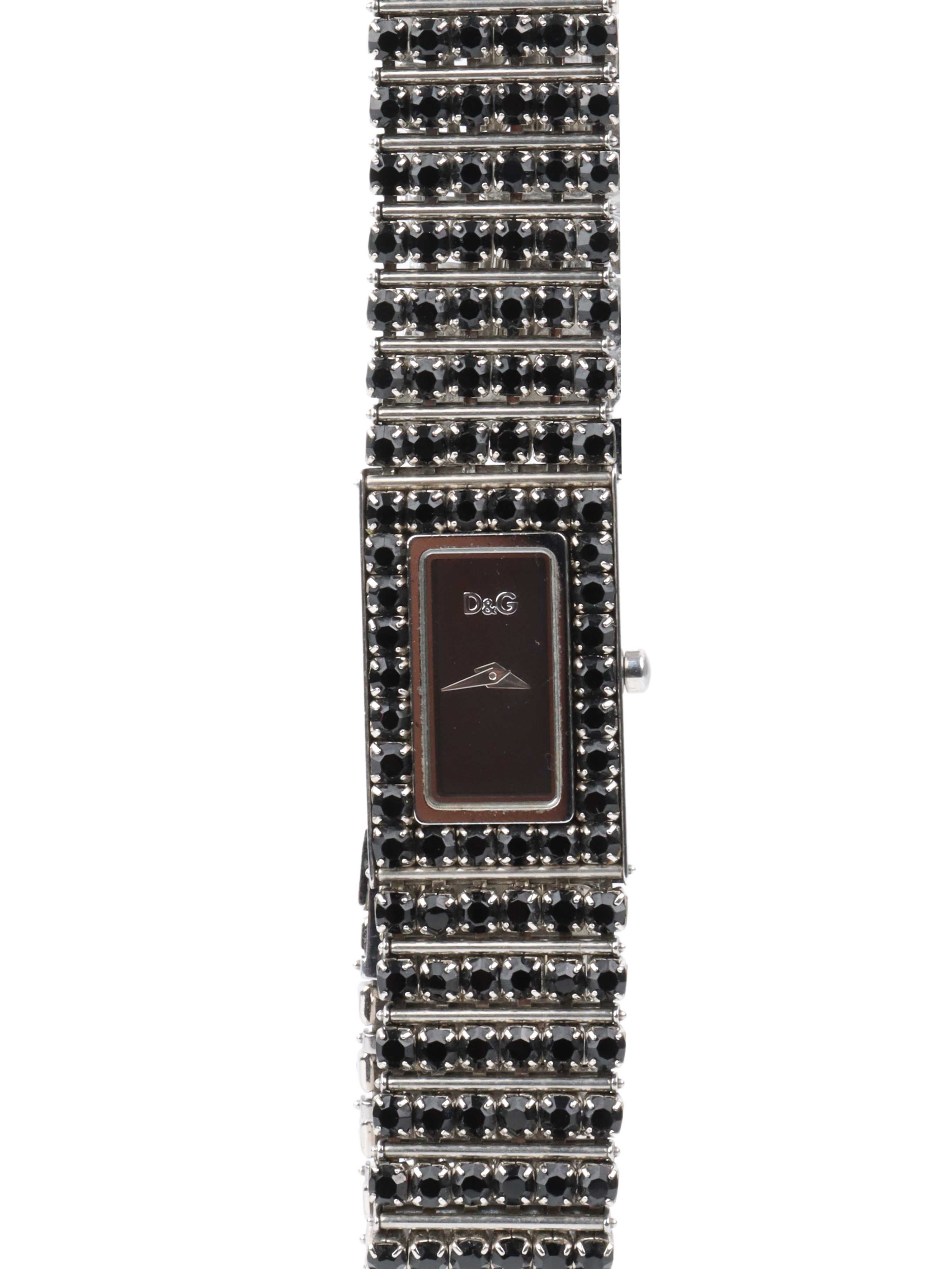 Dolce  Gabbana Black Dress Watch.