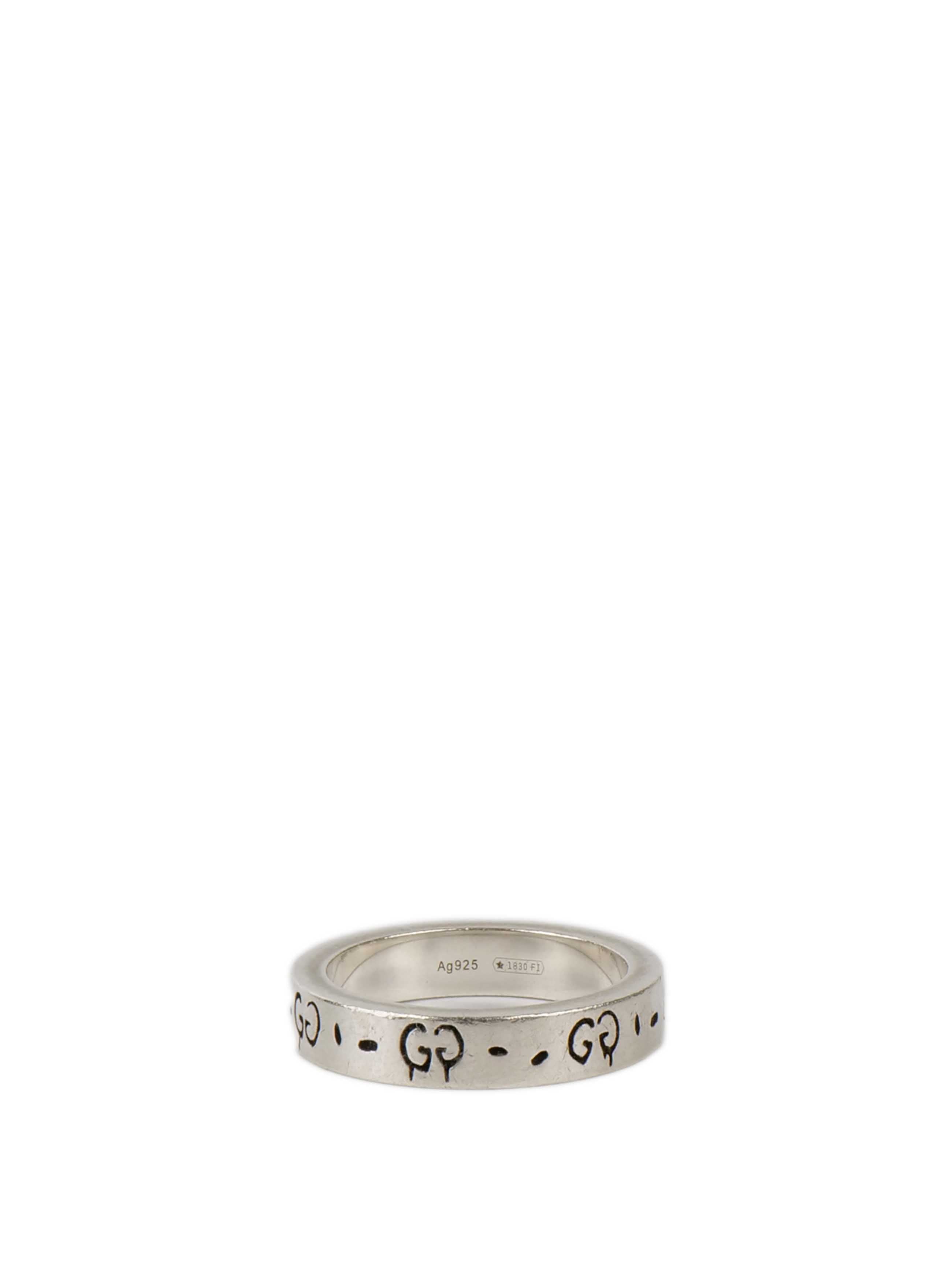 Gucci Guccighost Silver Ring.