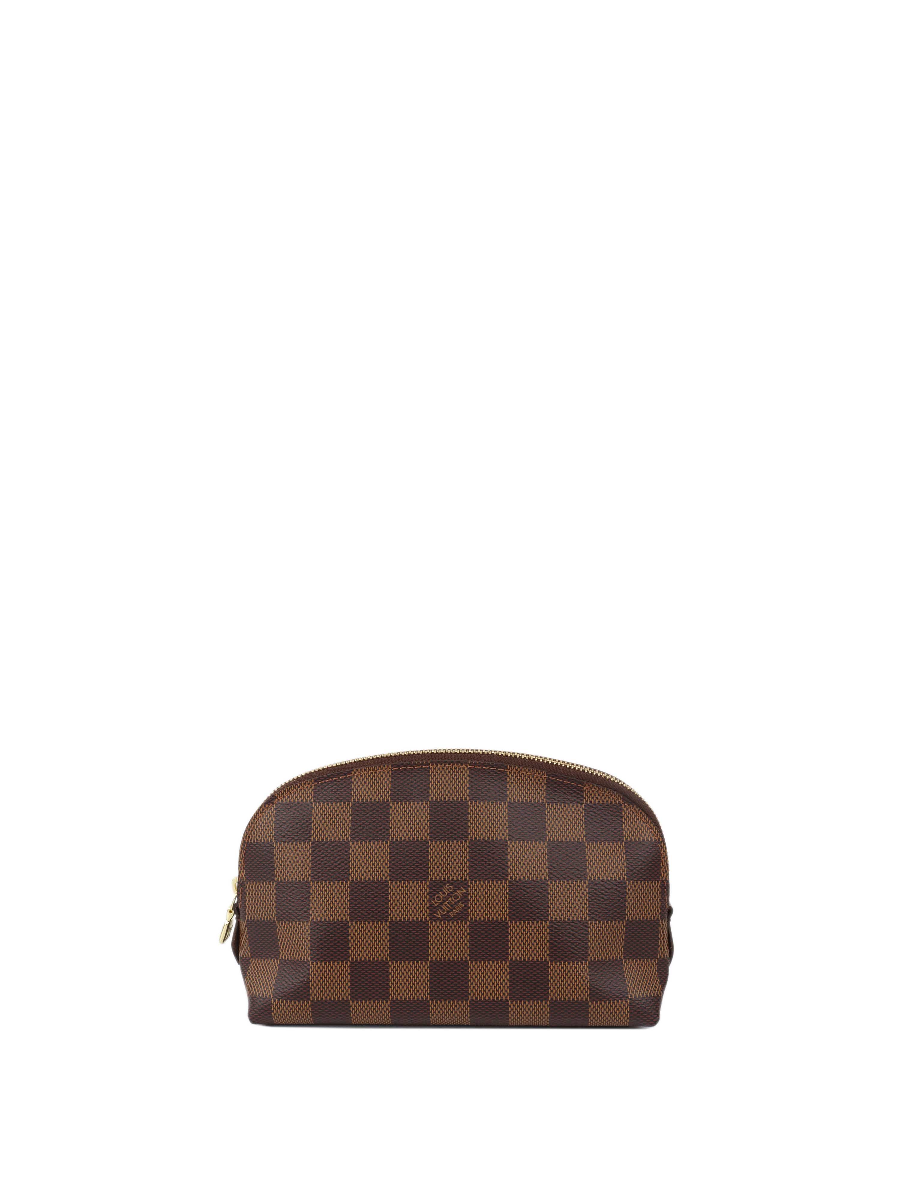 Louis Vuitton Damie Ebene Cosmetic Pouch PM.