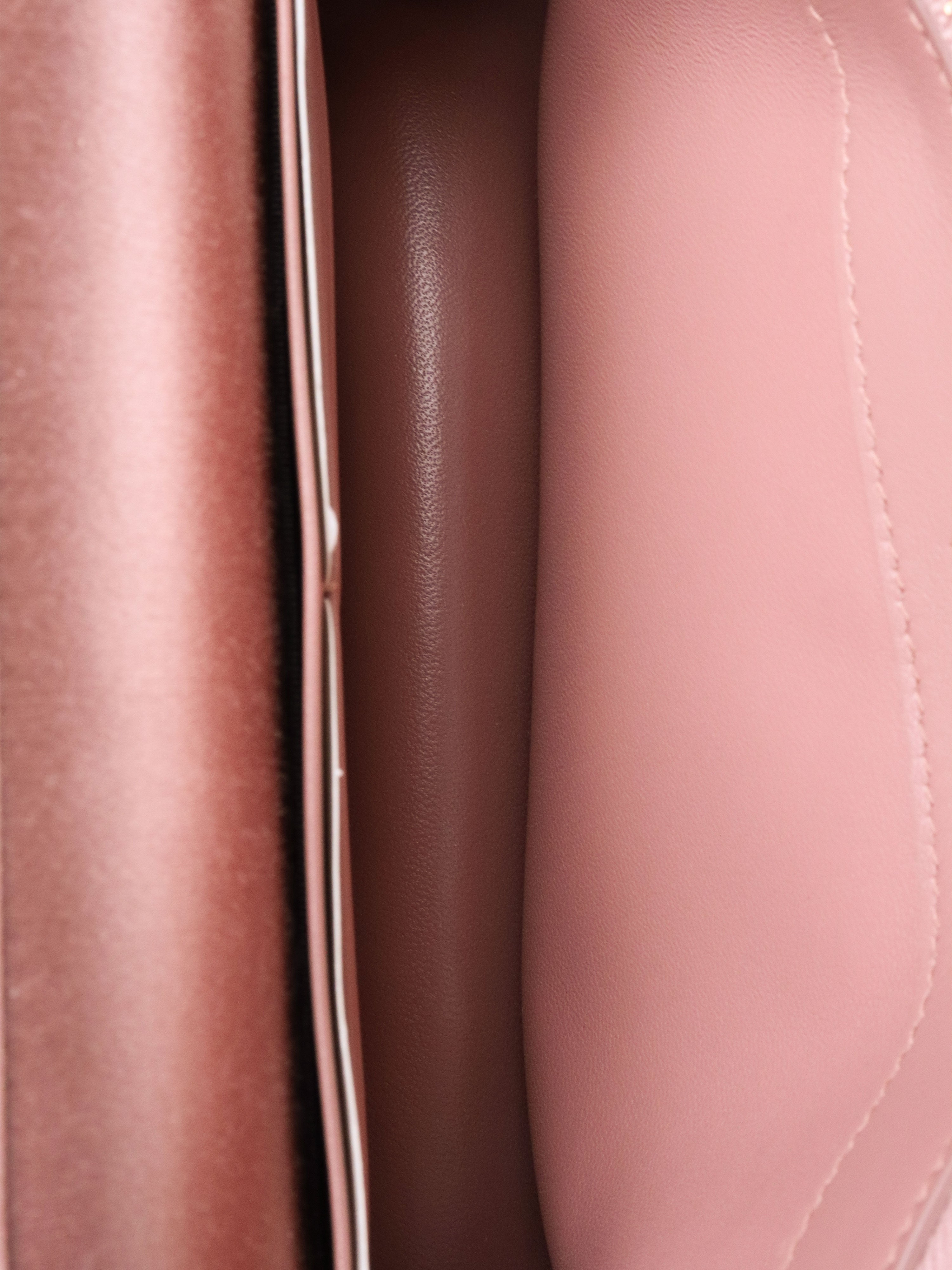 Saint Laurent Pink Satin Small Kate Tassel Bag GHW