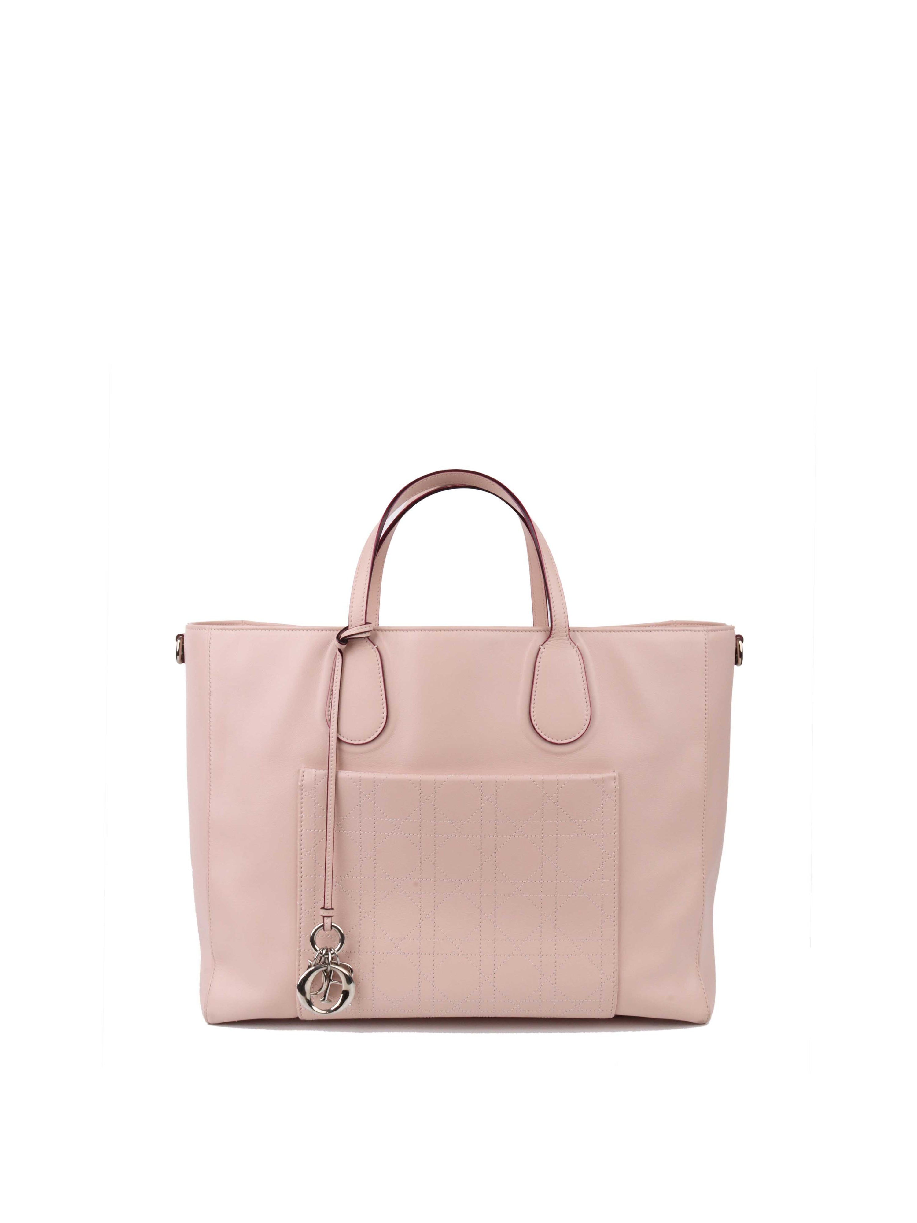 Dior Pink Leather Diaper Tote.