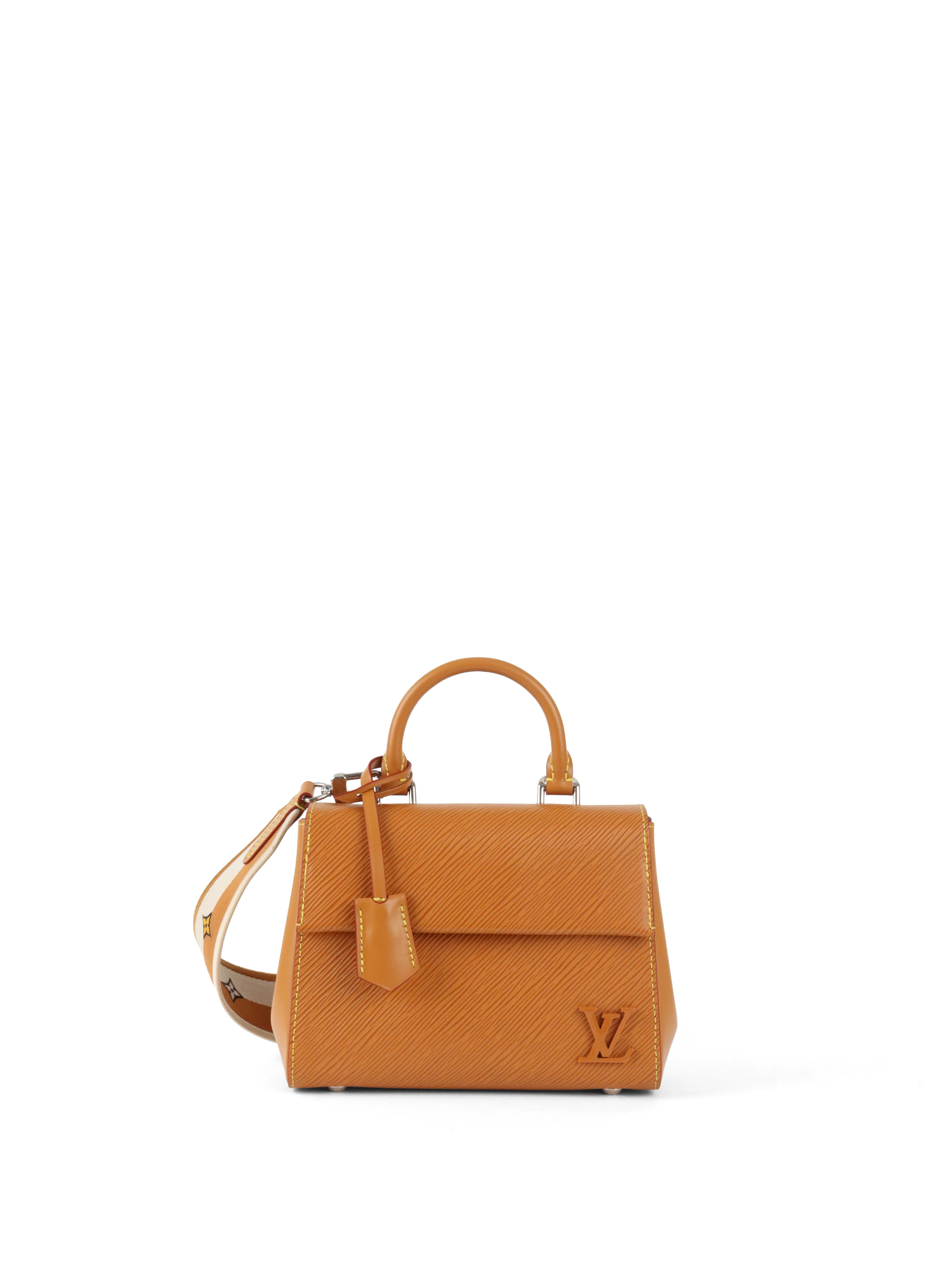 Louis Vuitton Gold Miel Epi Leather Cluny Mini Top Handle Bag